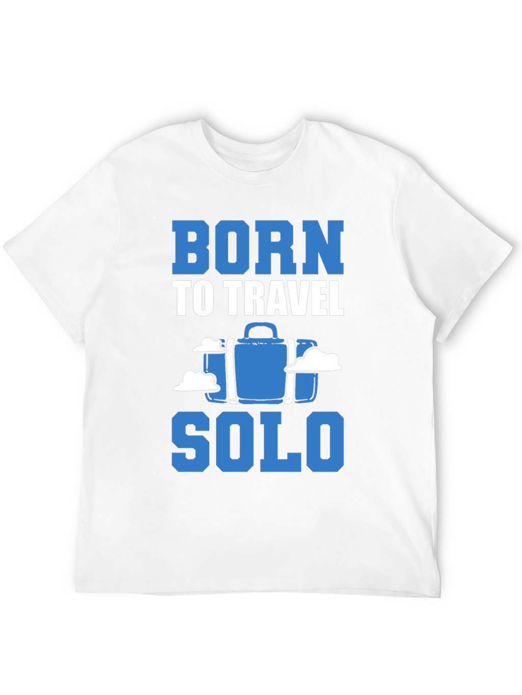 Born to Travel Solo Black T-Shirt