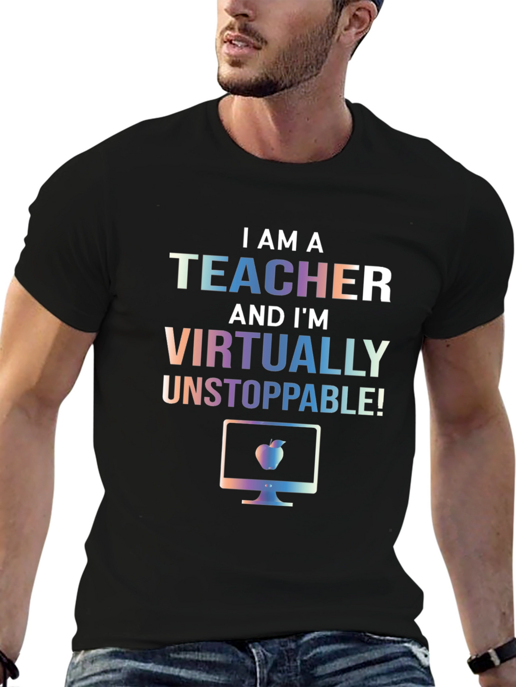 Teacher Virtually Unstoppable T-Shirt