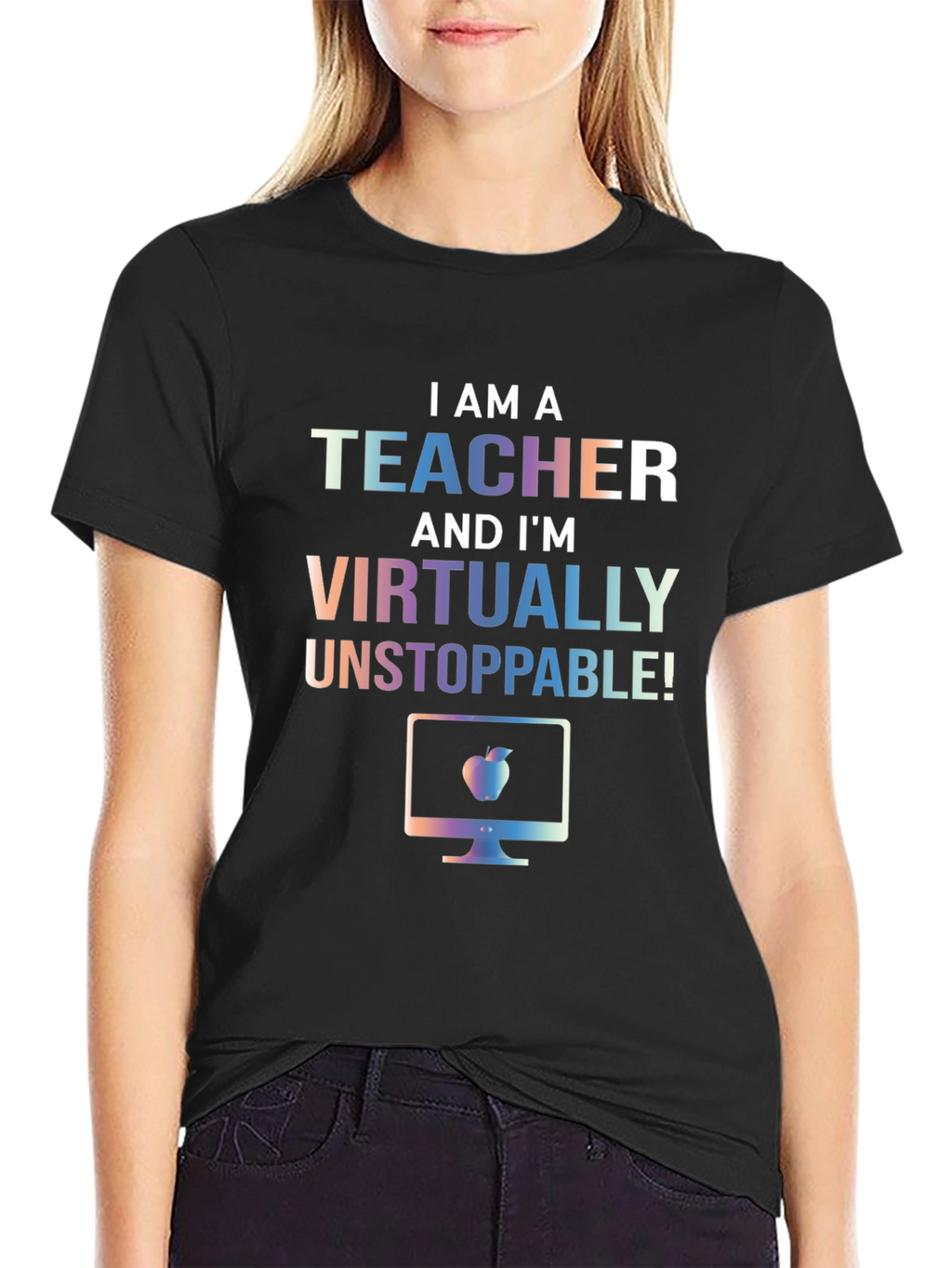 Teacher Virtually Unstoppable T-Shirt