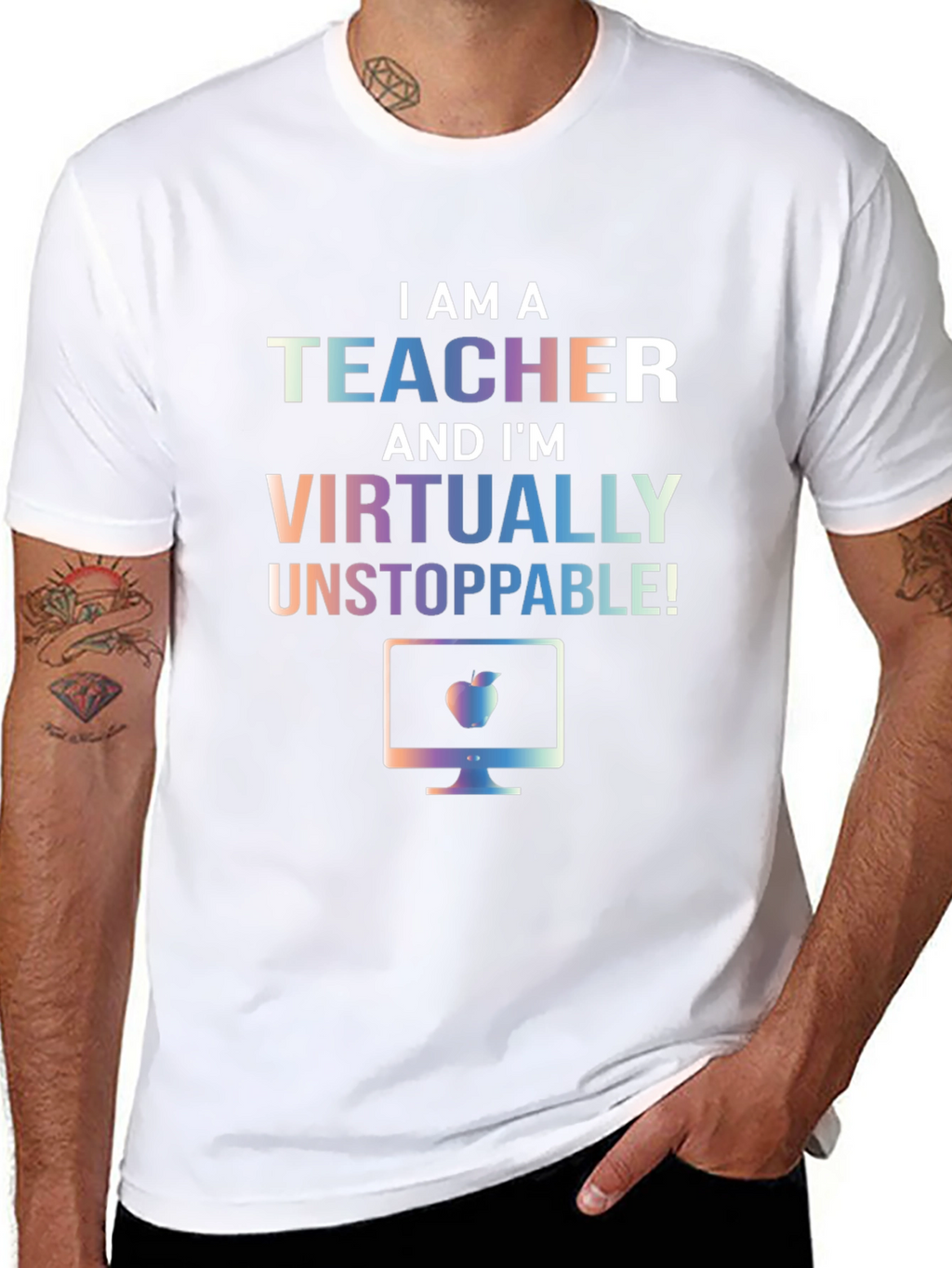 Teacher Virtually Unstoppable T-Shirt