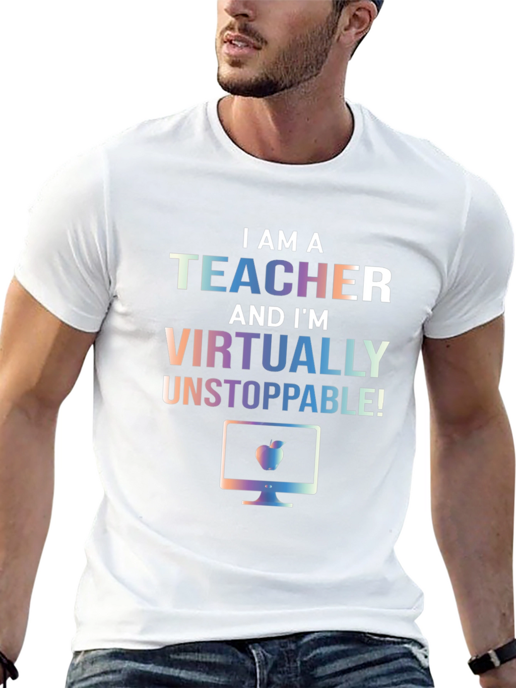 Teacher Virtually Unstoppable T-Shirt