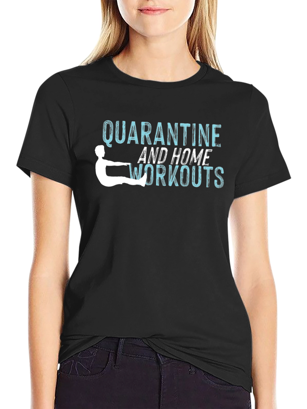 Quarantine Home Workouts Graphic T-Shirt