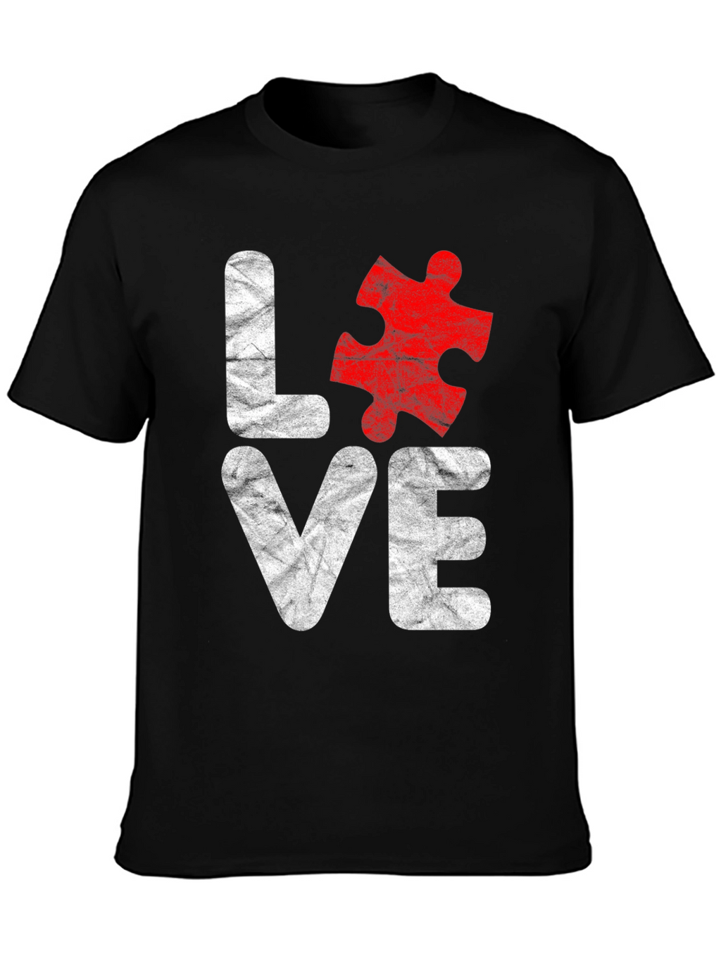 Love Autism Awareness T-Shirt Puzzle Piece