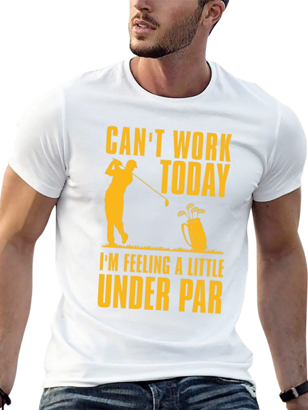Cant Work Today Under Par Golf T-Shirt