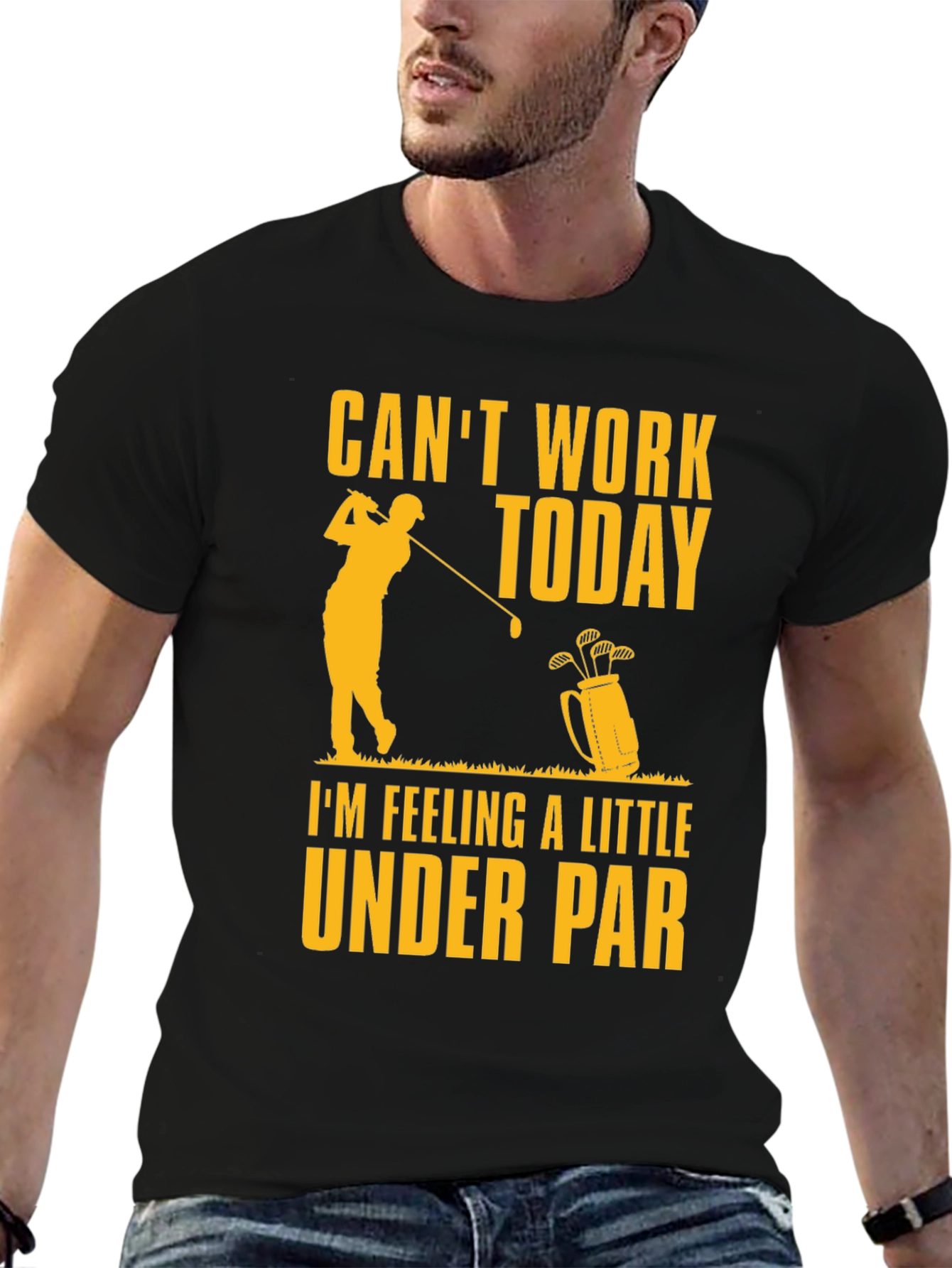 Cant Work Today Under Par Golf T-Shirt