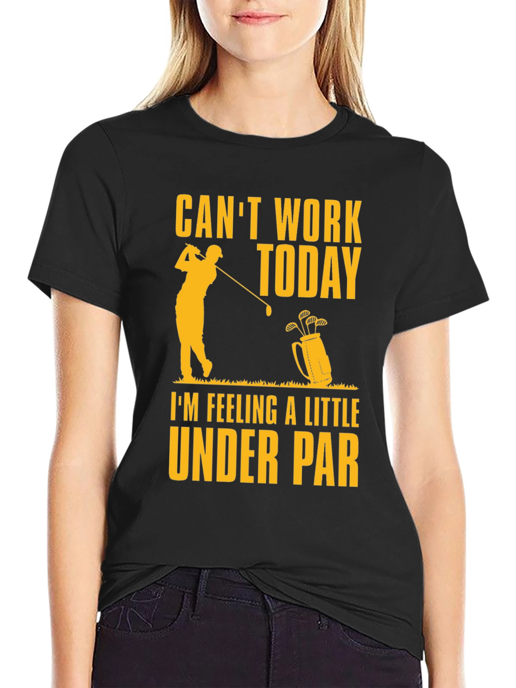 Cant Work Today Under Par Golf T-Shirt