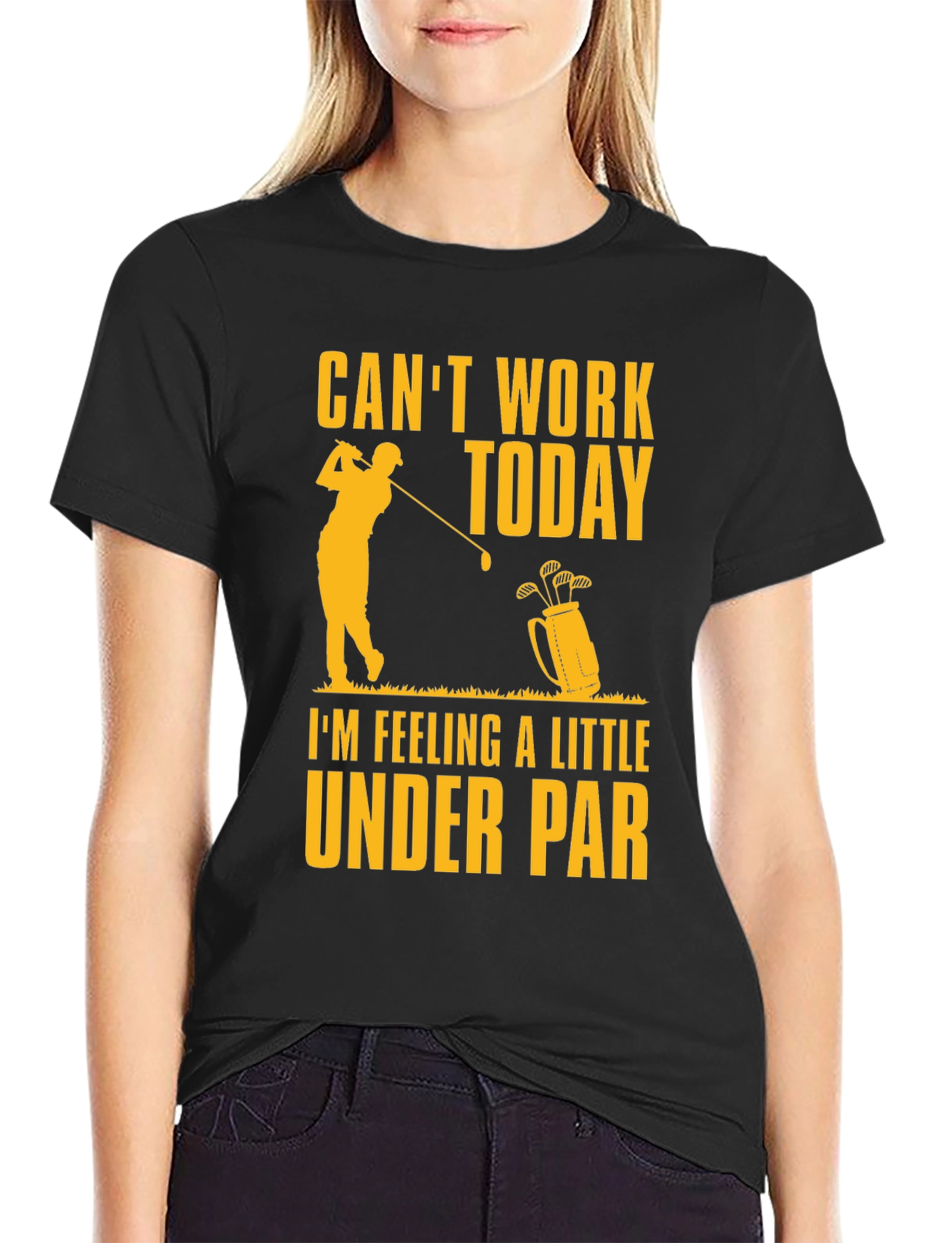 Cant Work Today Under Par Golf T-Shirt
