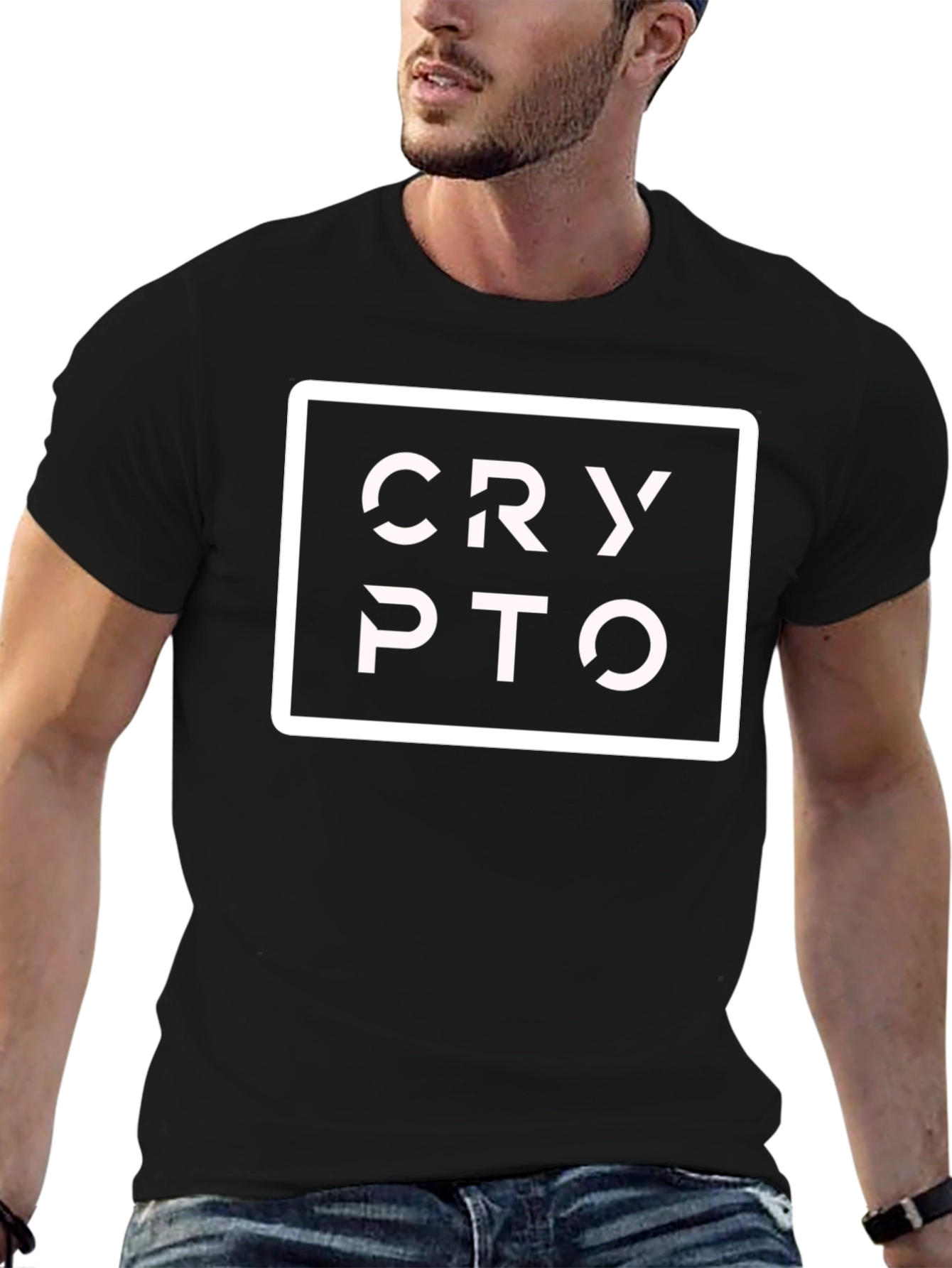 Crypto T-Shirt - Black Graphic Tee