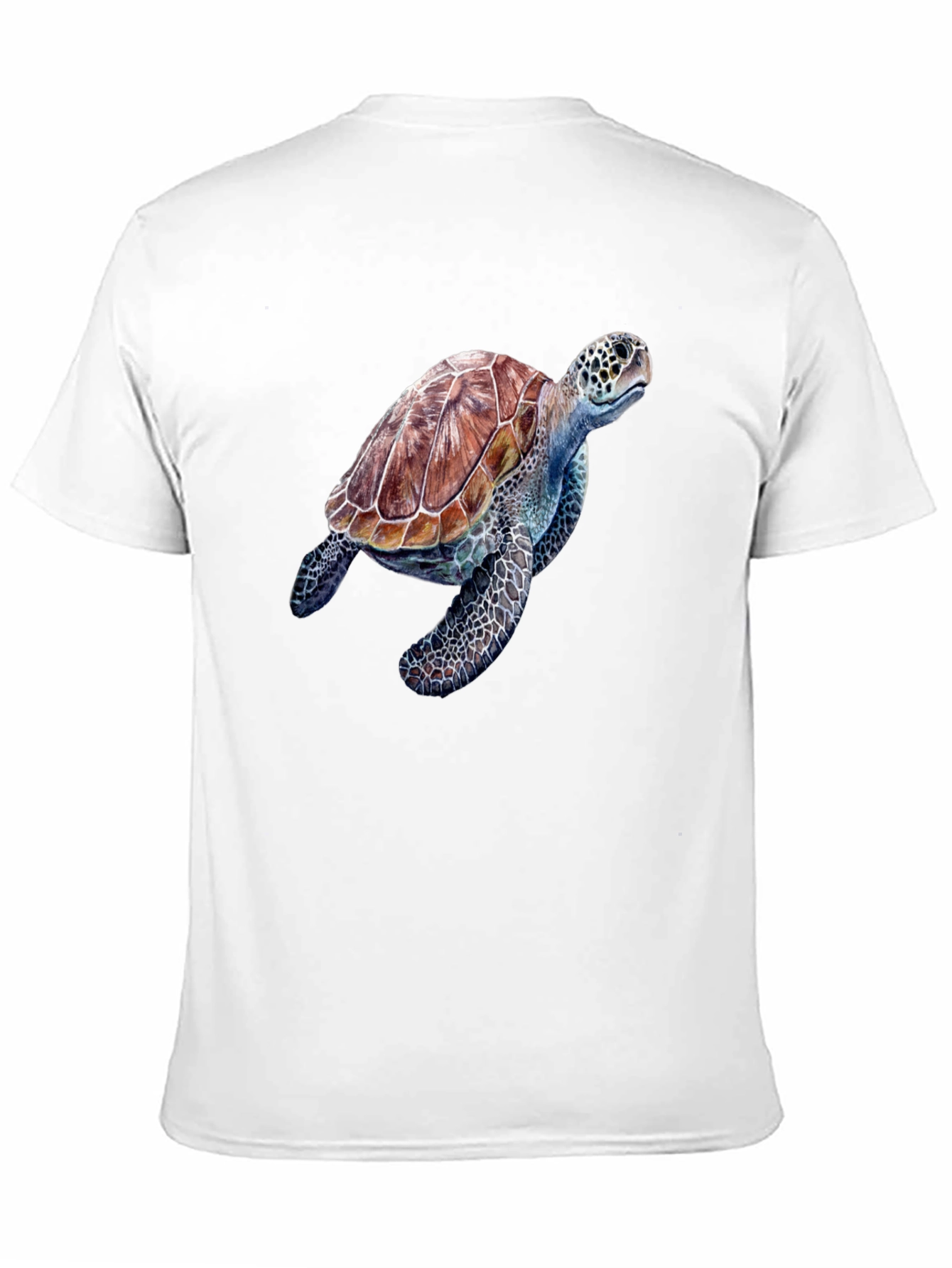 Sea Turtle Graphic T-Shirt - Black