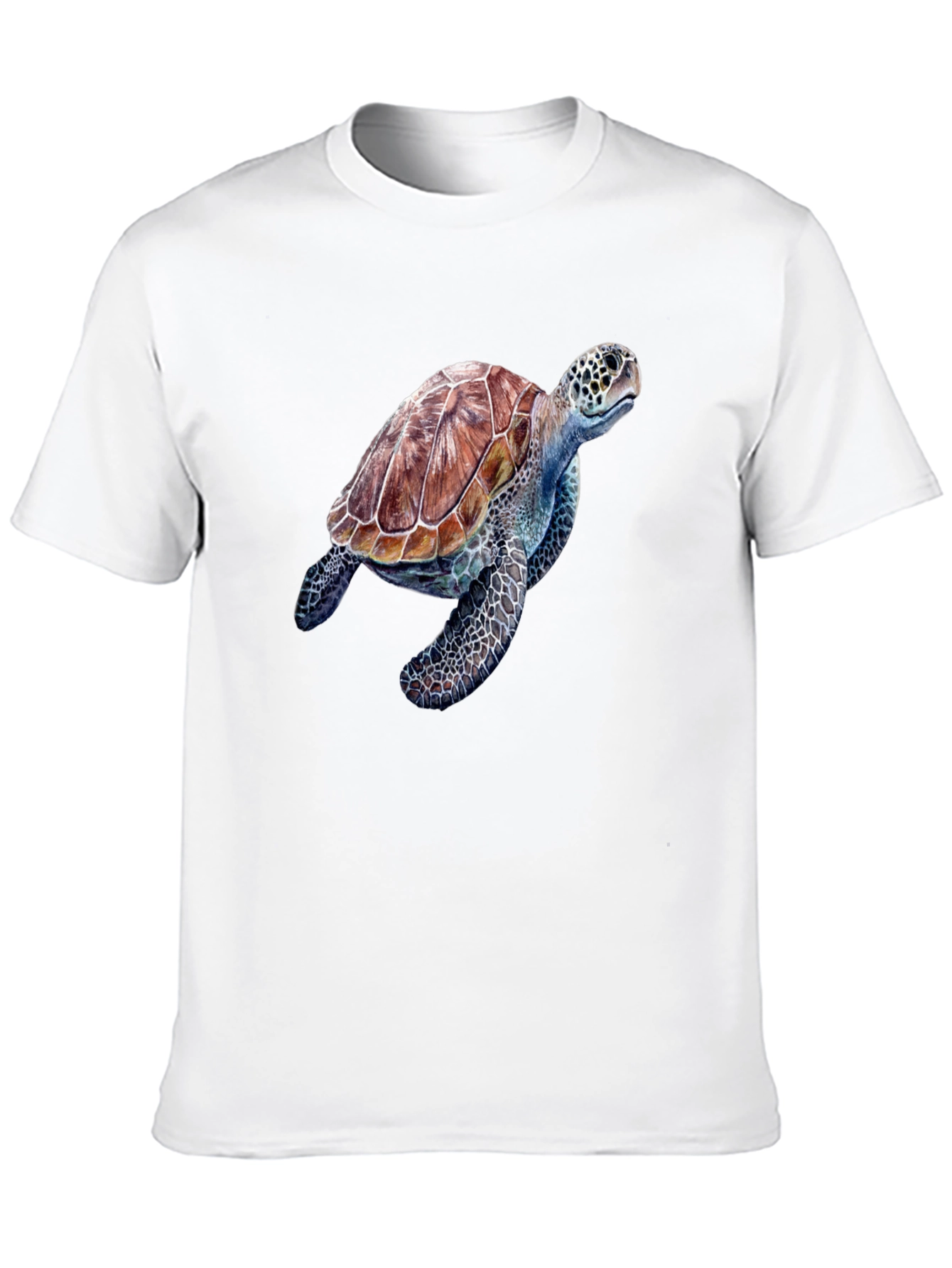 Sea Turtle Graphic T-Shirt - Black