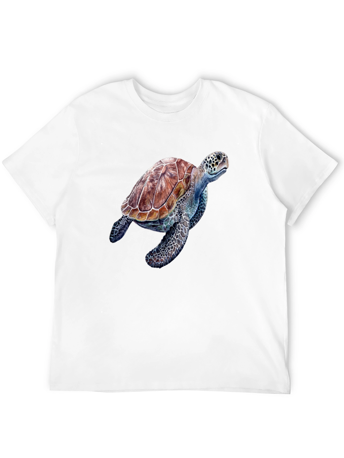 Sea Turtle Graphic T-Shirt - Black
