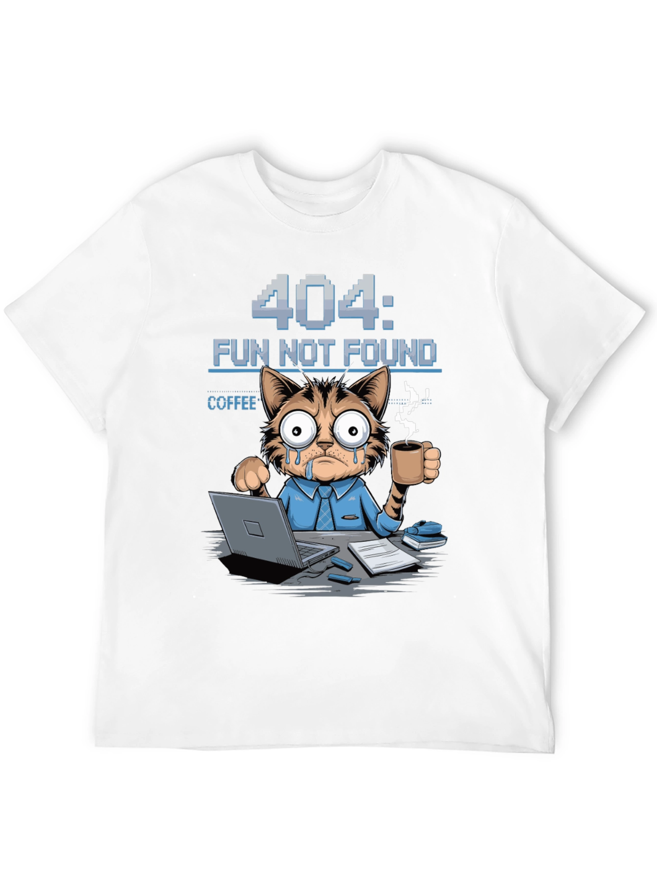 404 Fun Not Found Cat T-Shirt