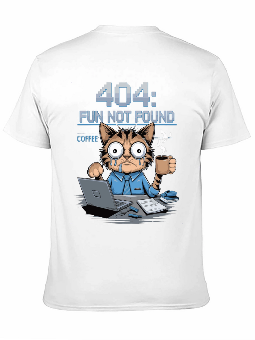 404 Fun Not Found Cat T-Shirt