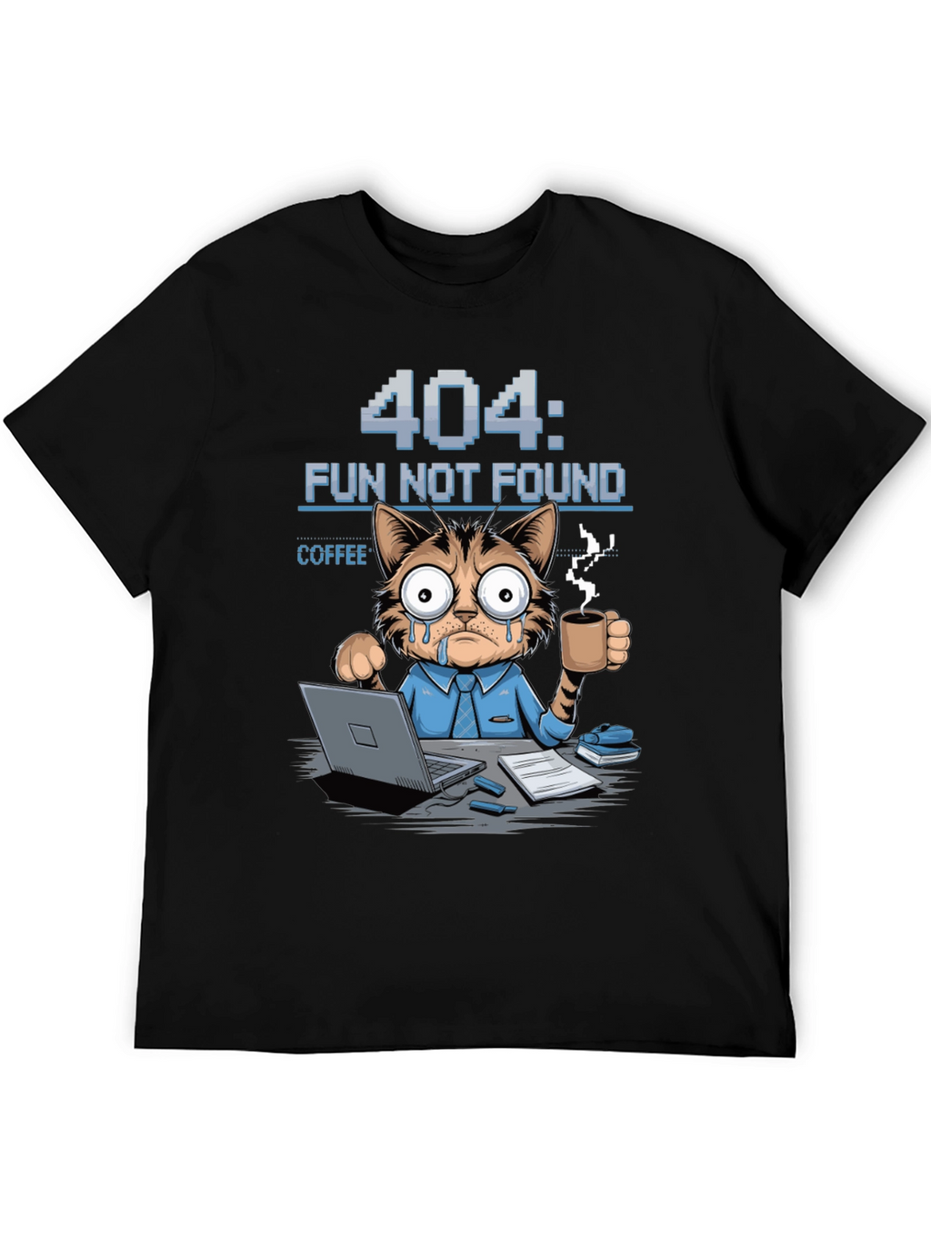 404 Fun Not Found Cat T-Shirt