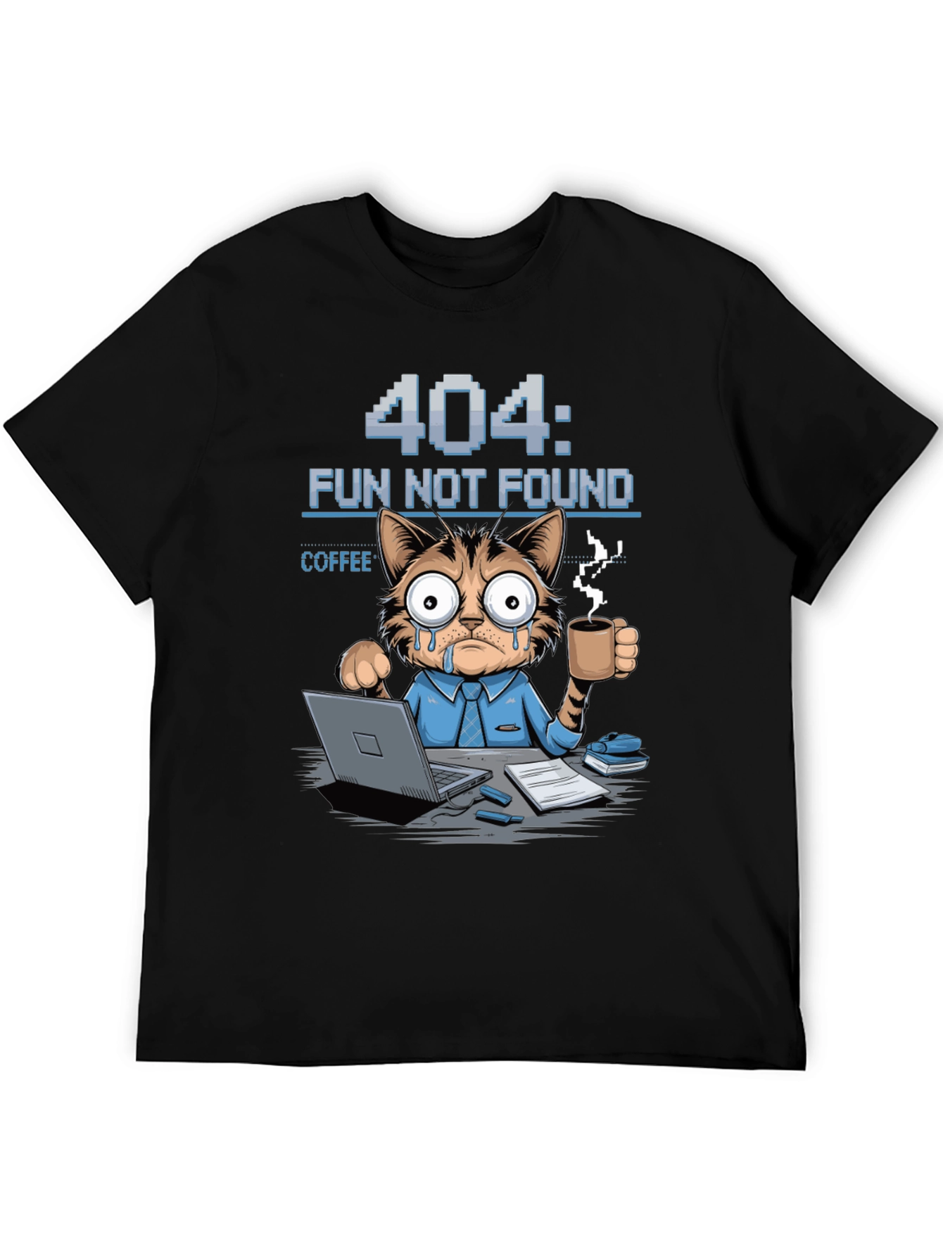404 Fun Not Found Cat T-Shirt