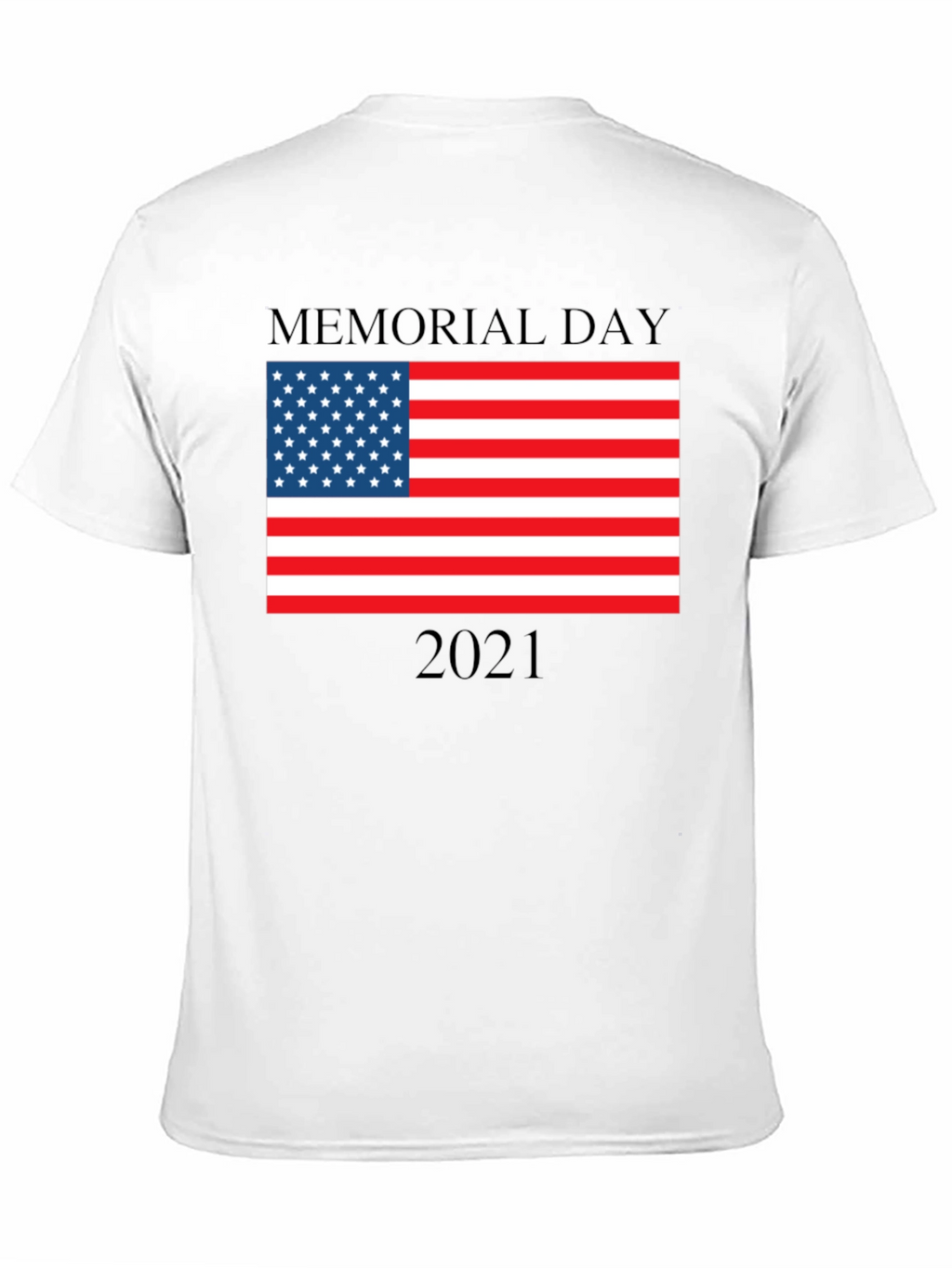 Memorial Day American Flag 2021 T-Shirt