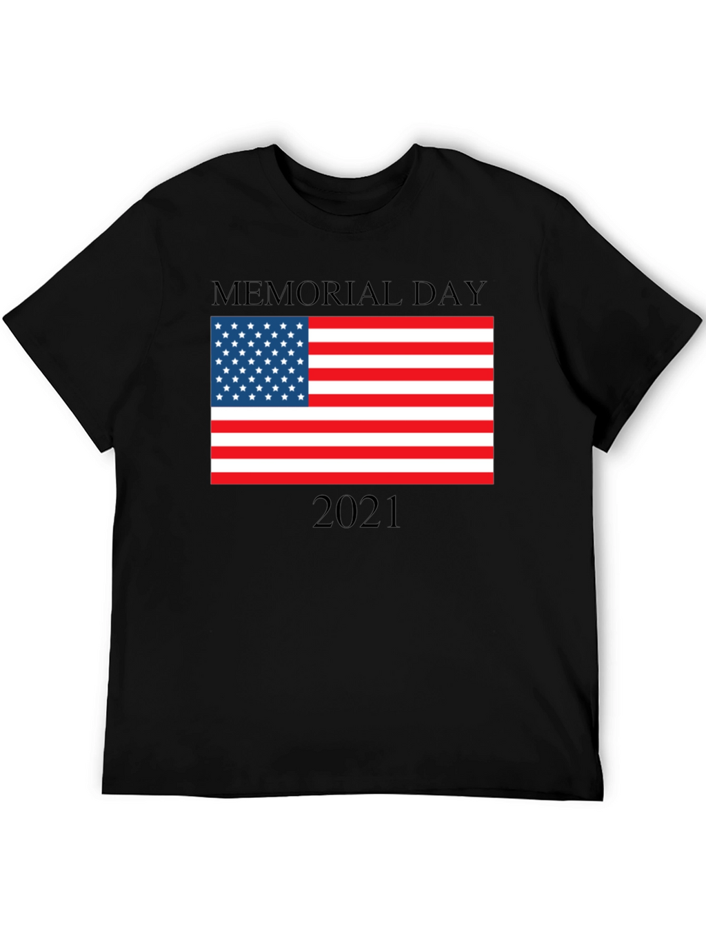 Memorial Day American Flag 2021 T-Shirt