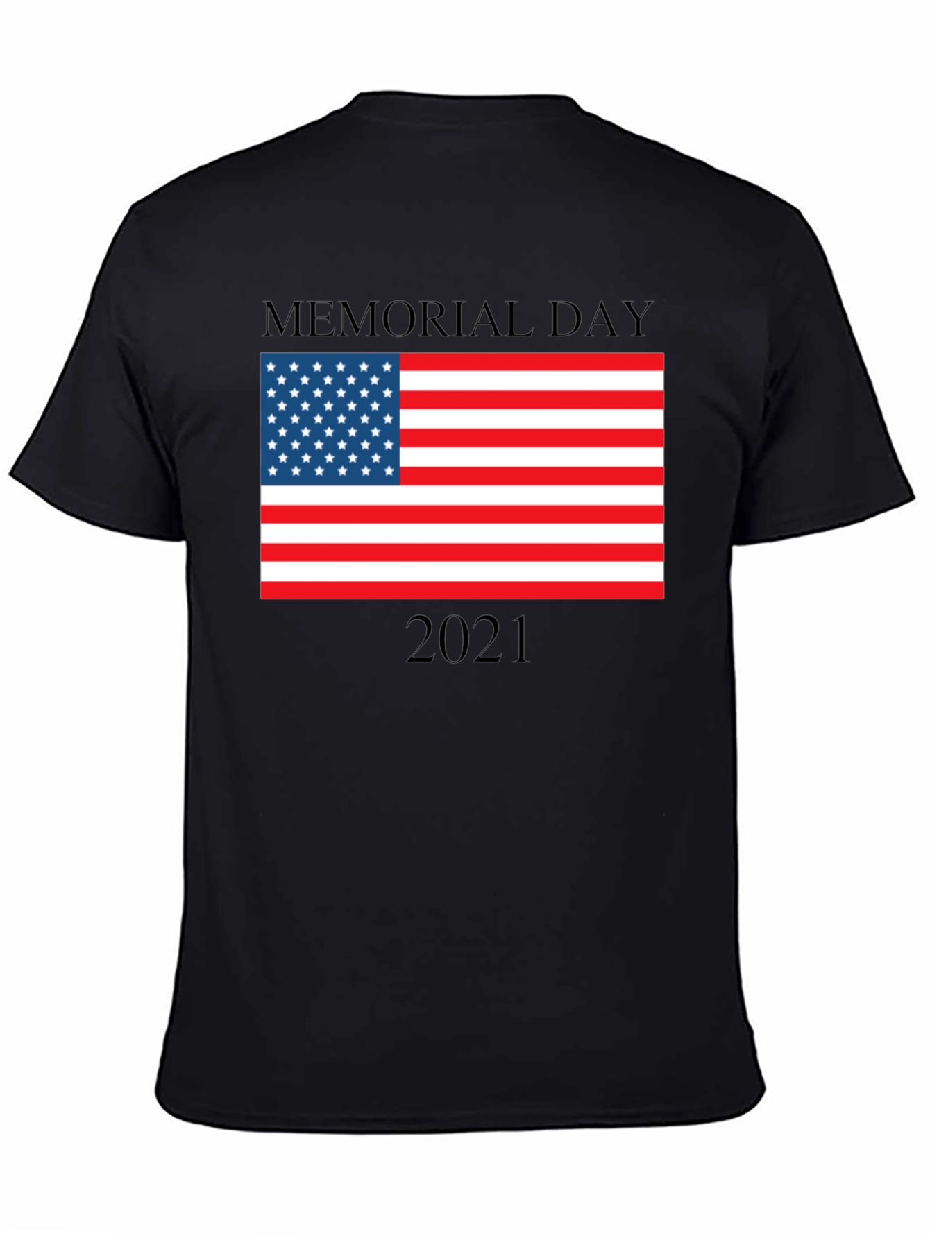 Memorial Day American Flag 2021 T-Shirt