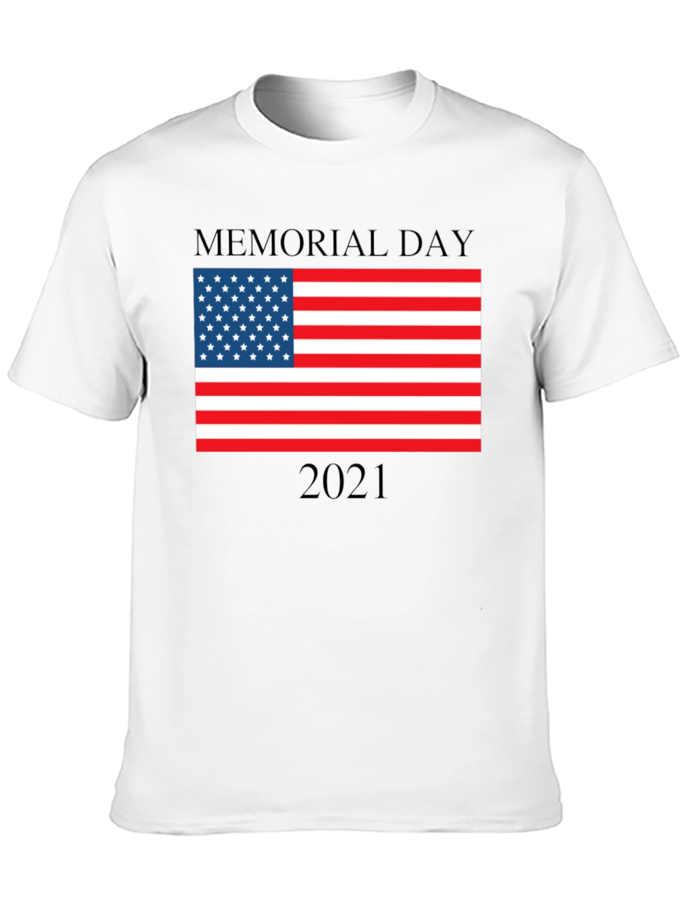 Memorial Day American Flag 2021 T-Shirt