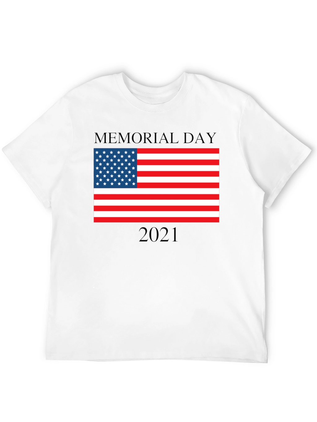 Memorial Day American Flag 2021 T-Shirt