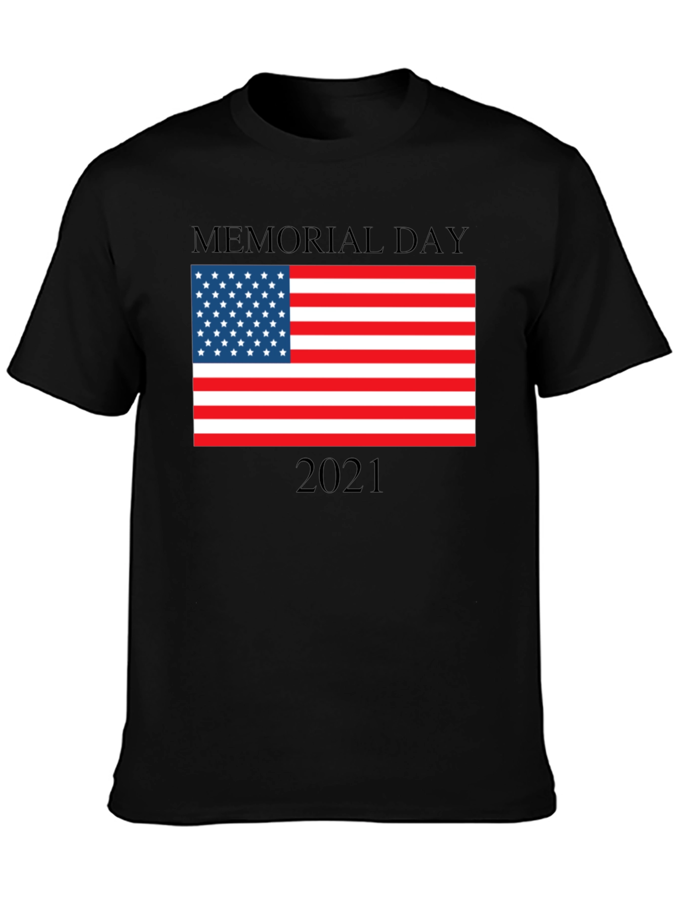 Memorial Day American Flag 2021 T-Shirt