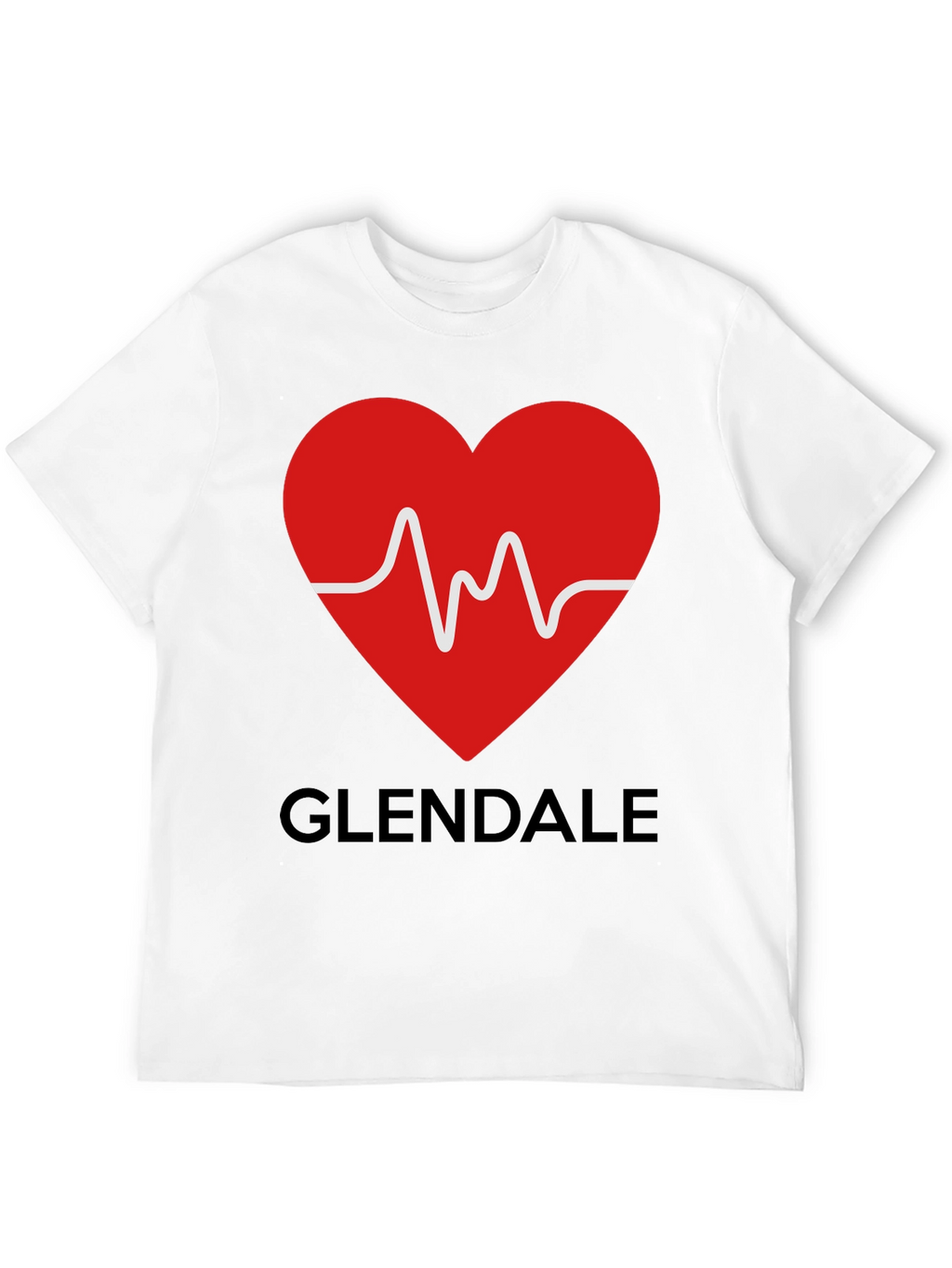 Glendale Heartbeat Graphic Tee