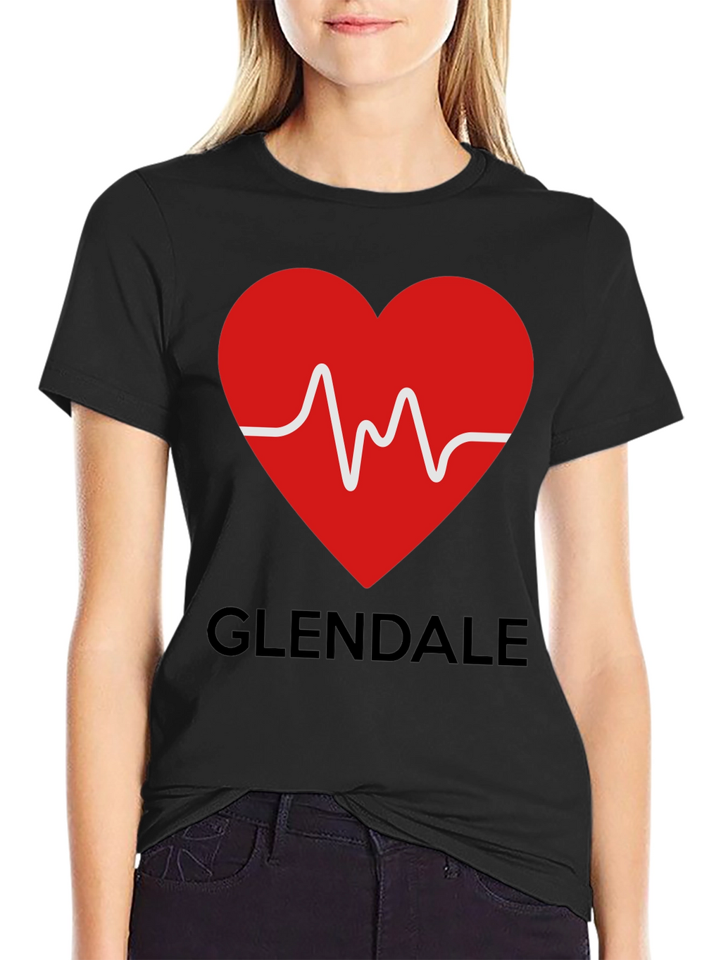 Glendale Heartbeat Graphic Tee