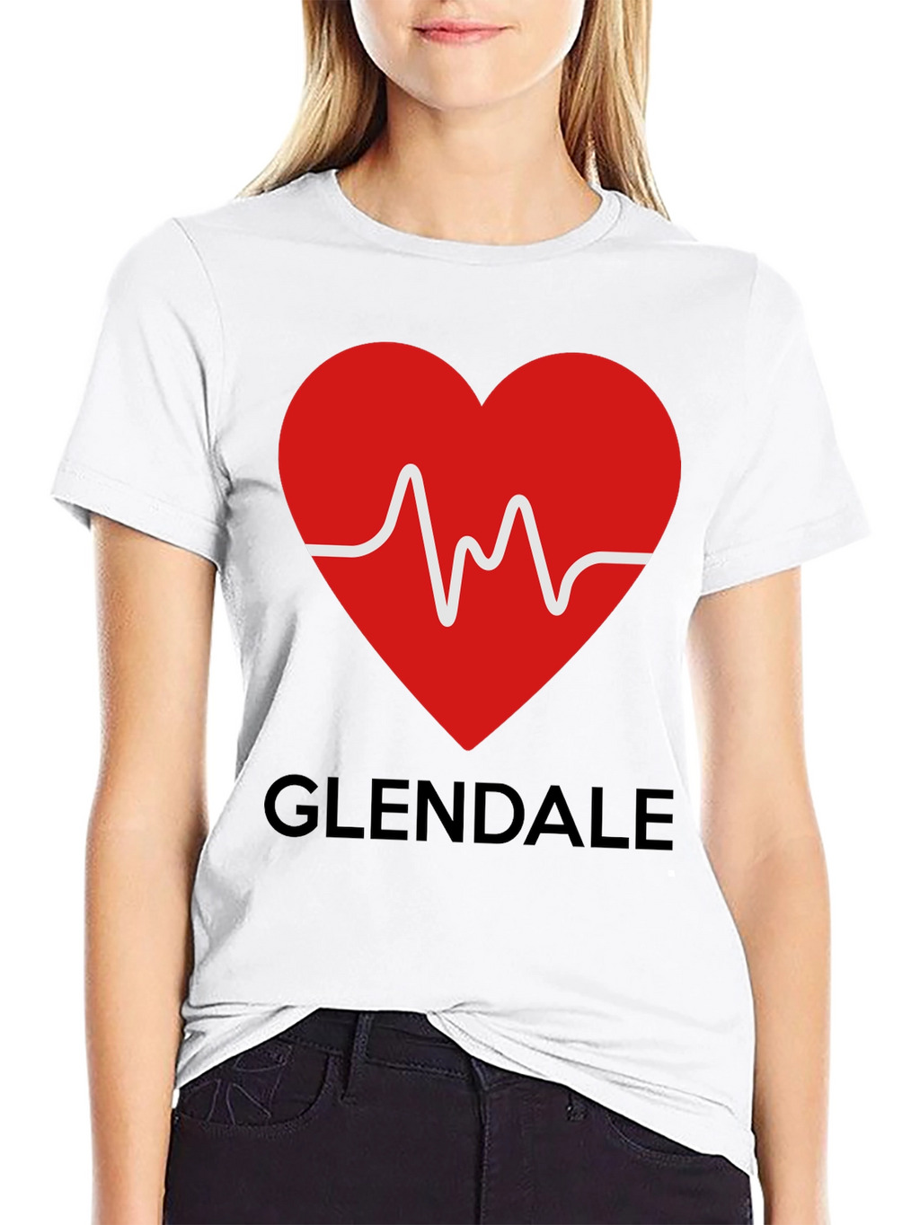 Glendale Heartbeat Graphic Tee