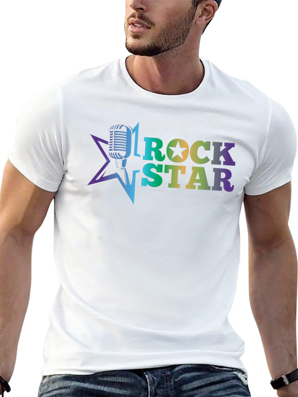 Rock Star Graphic Tee - Stylish Musician T-Shirt