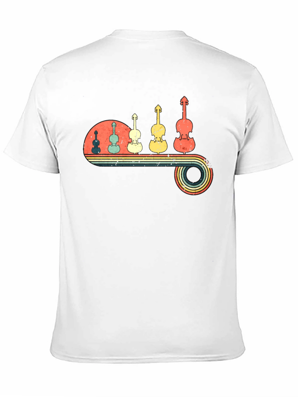 Retro Violin Music T-Shirt