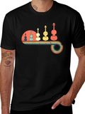 Retro Violin Music T-Shirt