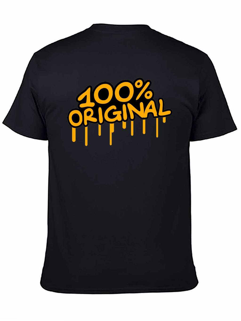 100% Original Black Graphic T-Shirt