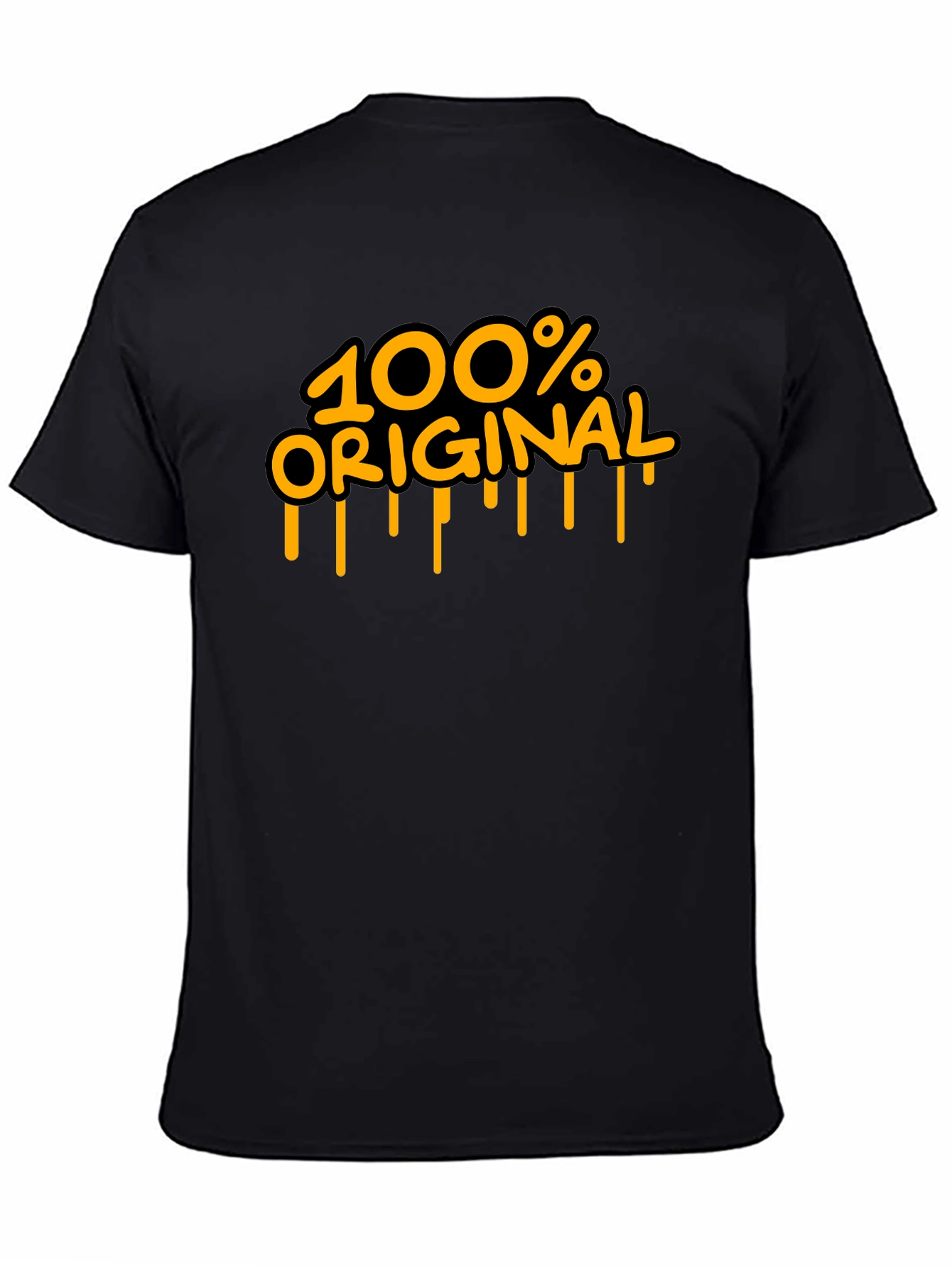 100% Original Black Graphic T-Shirt