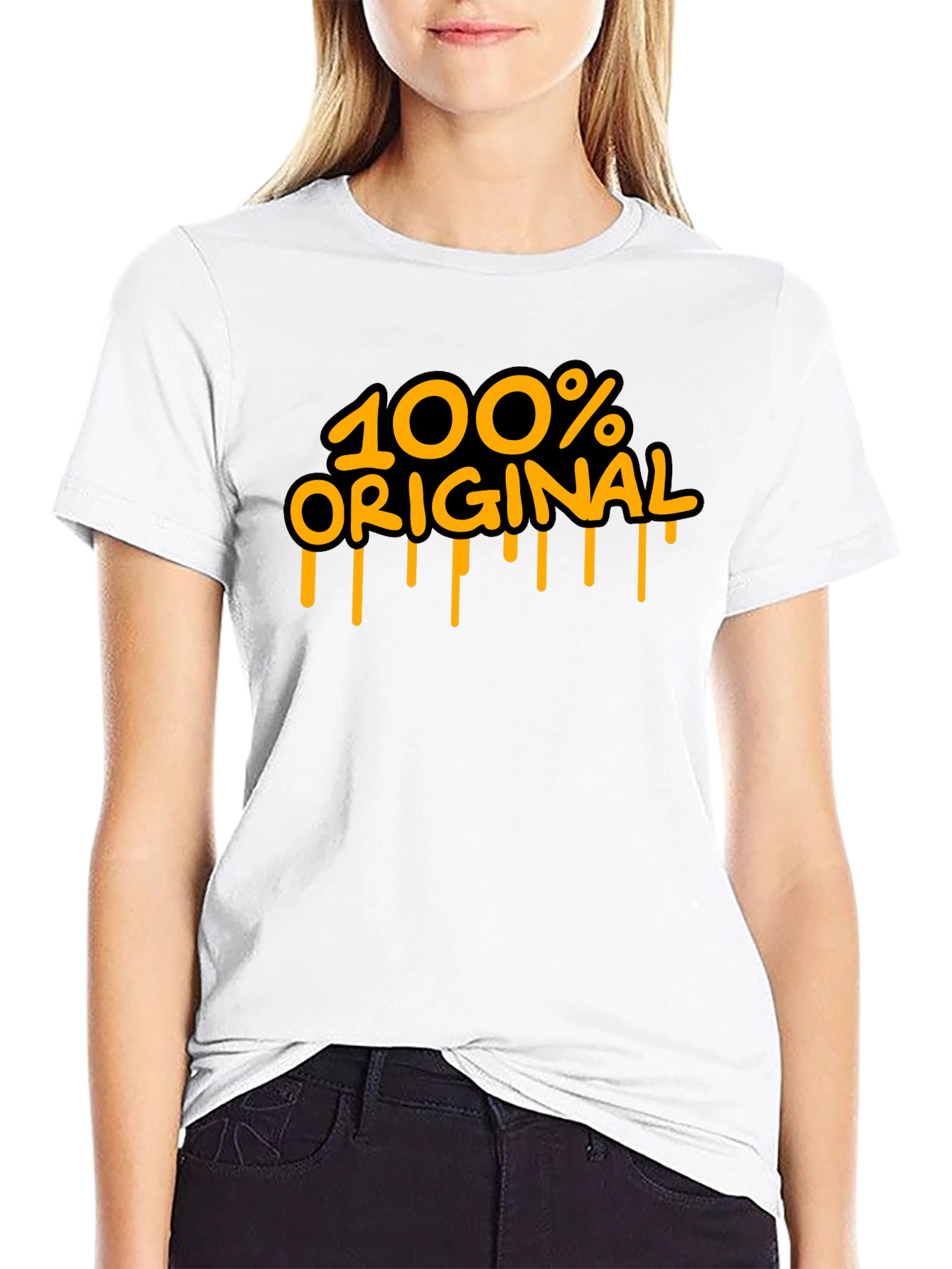 100% Original Black Graphic T-Shirt