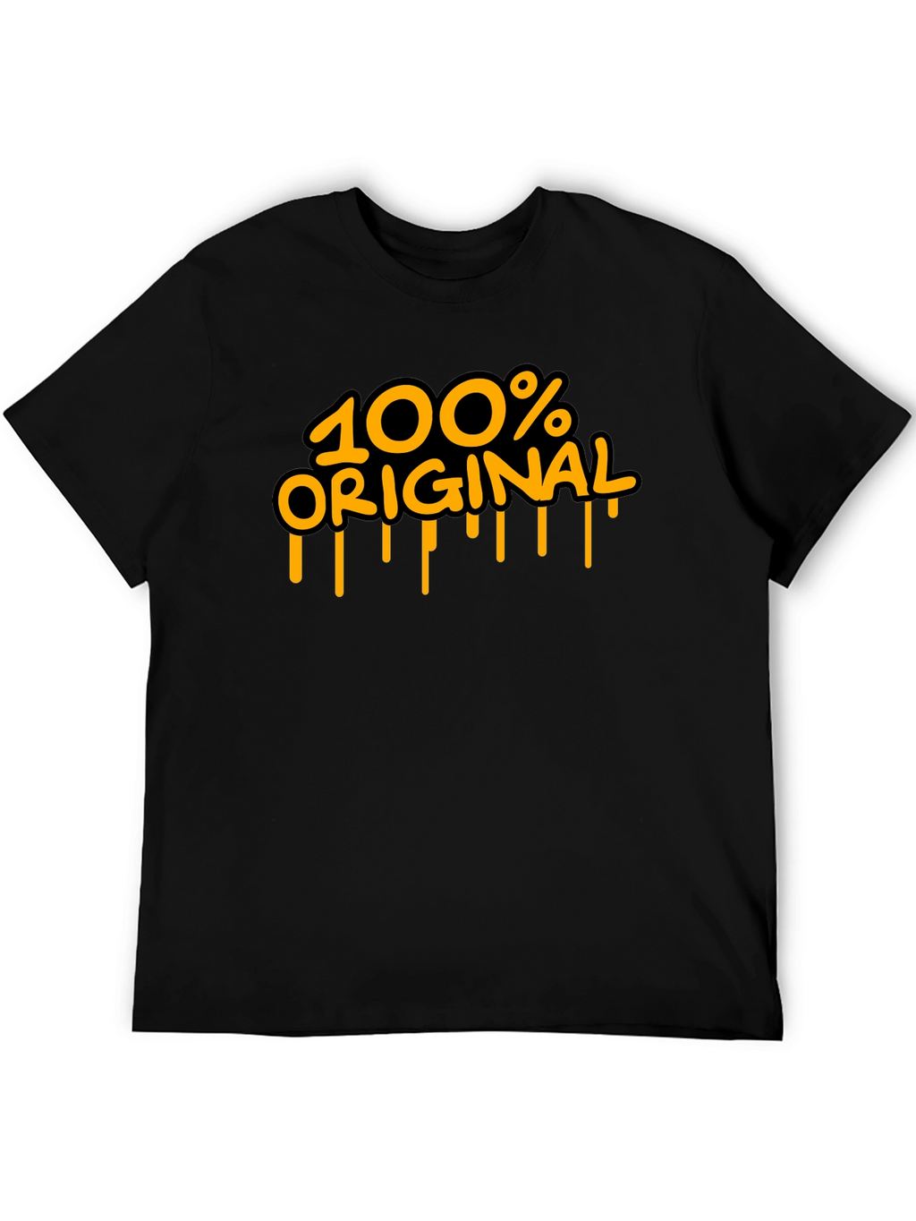 100% Original Black Graphic T-Shirt