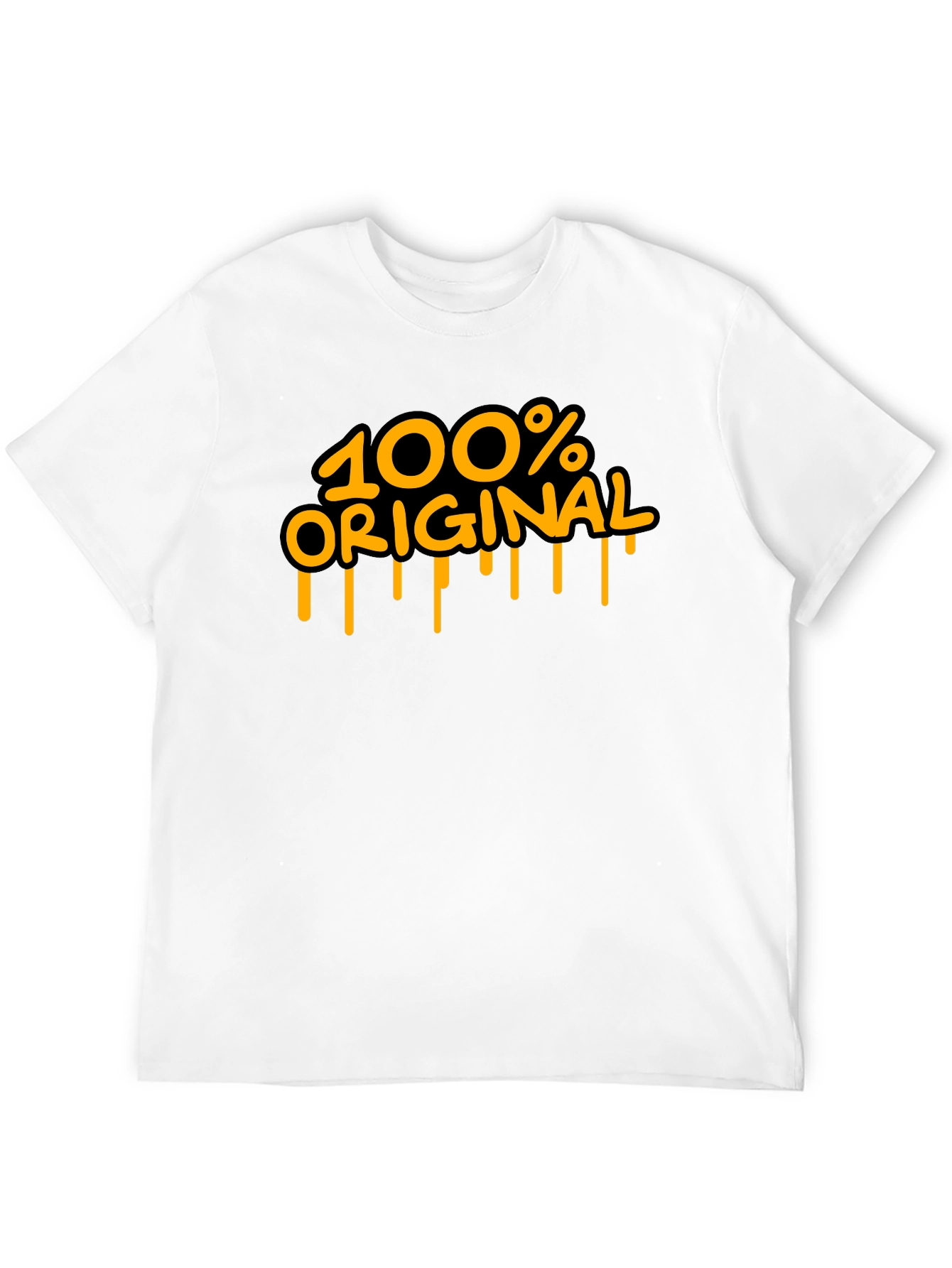 100% Original Black Graphic T-Shirt