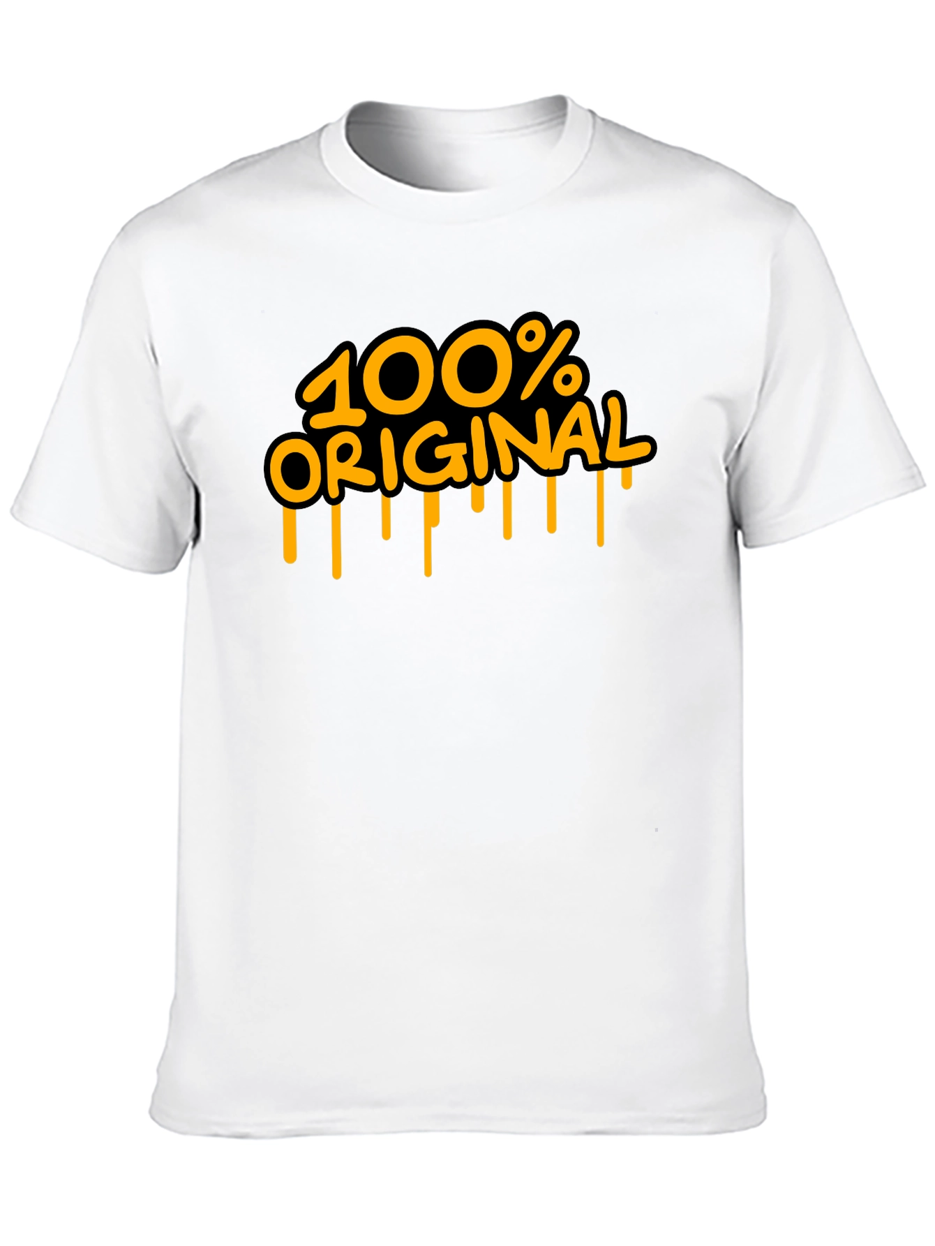 100% Original Black Graphic T-Shirt