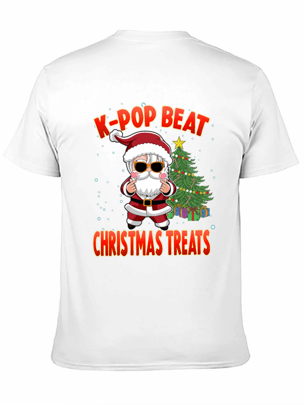 K-Pop Beat Christmas Treats Santa T-Shirt