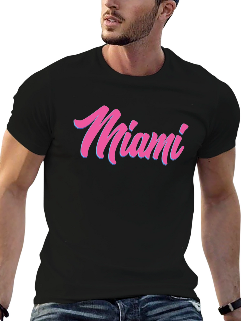 Miami Script T-Shirt - Retro Style Tee