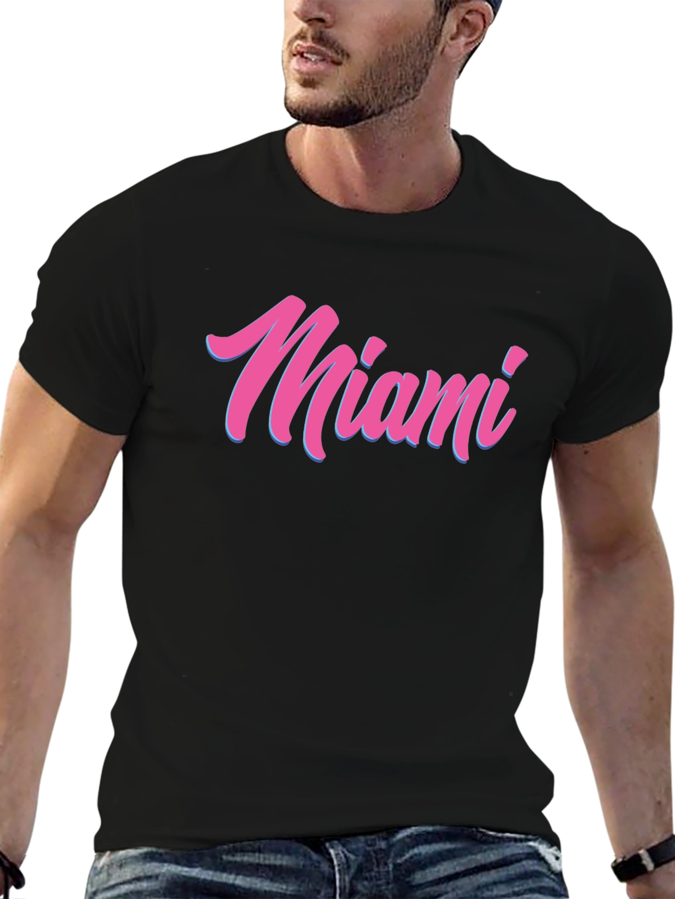 Miami Script T-Shirt - Retro Style Tee