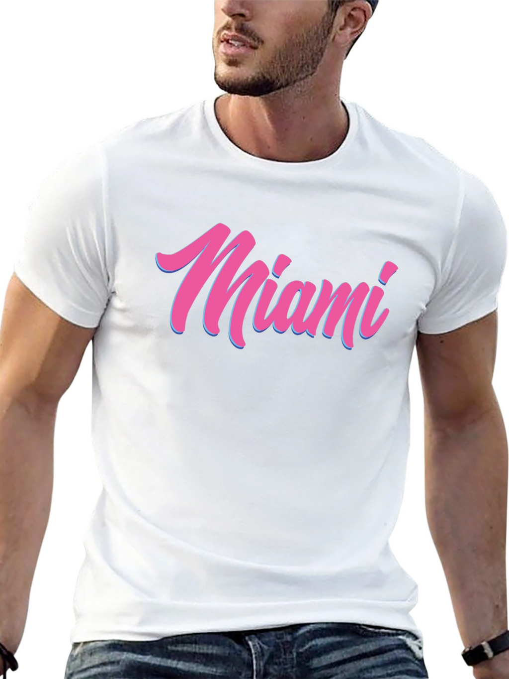 Miami Script T-Shirt - Retro Style Tee
