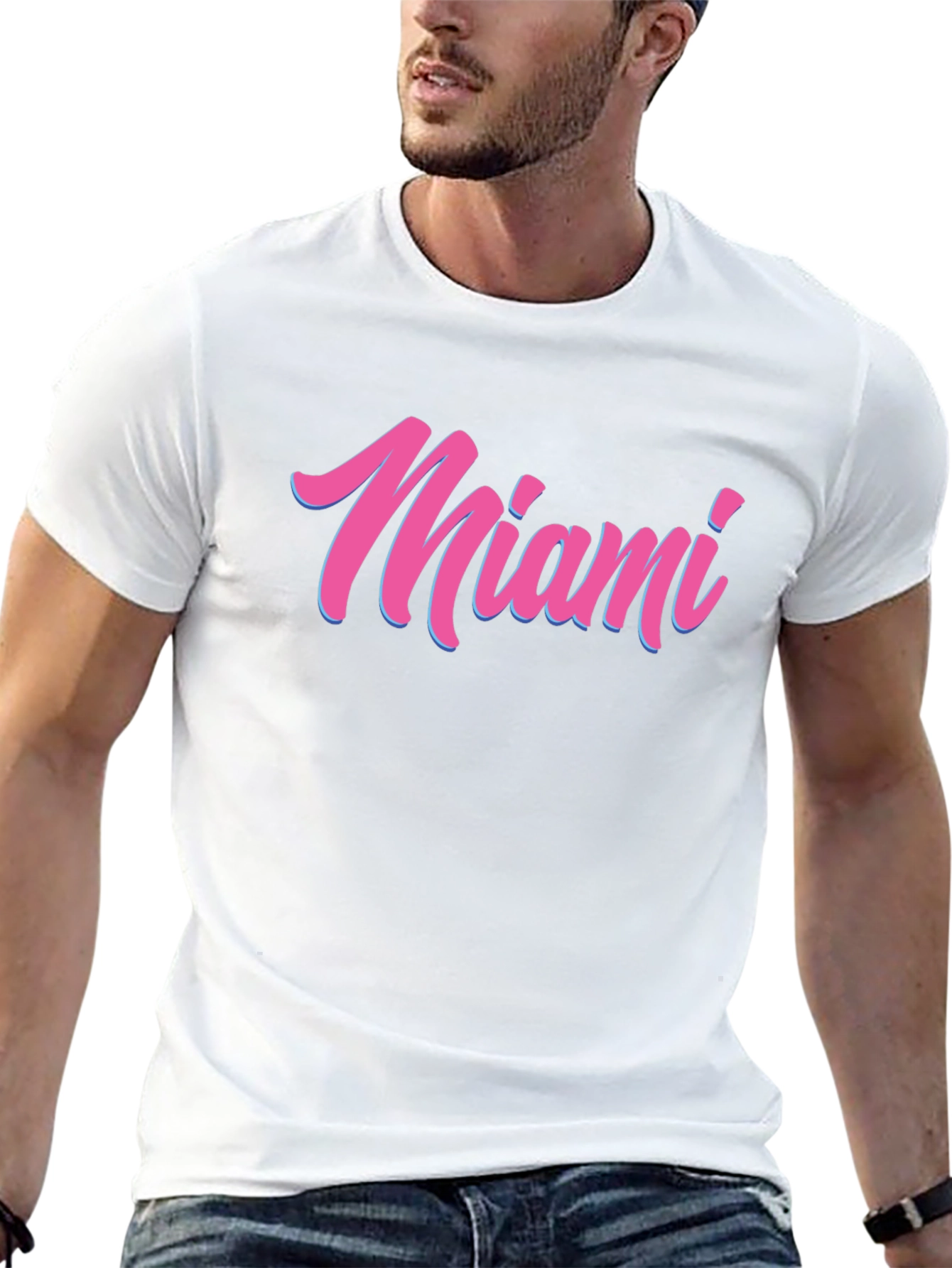 Miami Script T-Shirt - Retro Style Tee