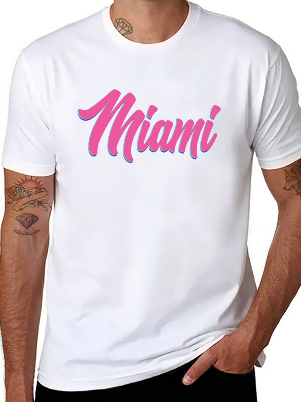 Miami Script T-Shirt - Retro Style Tee