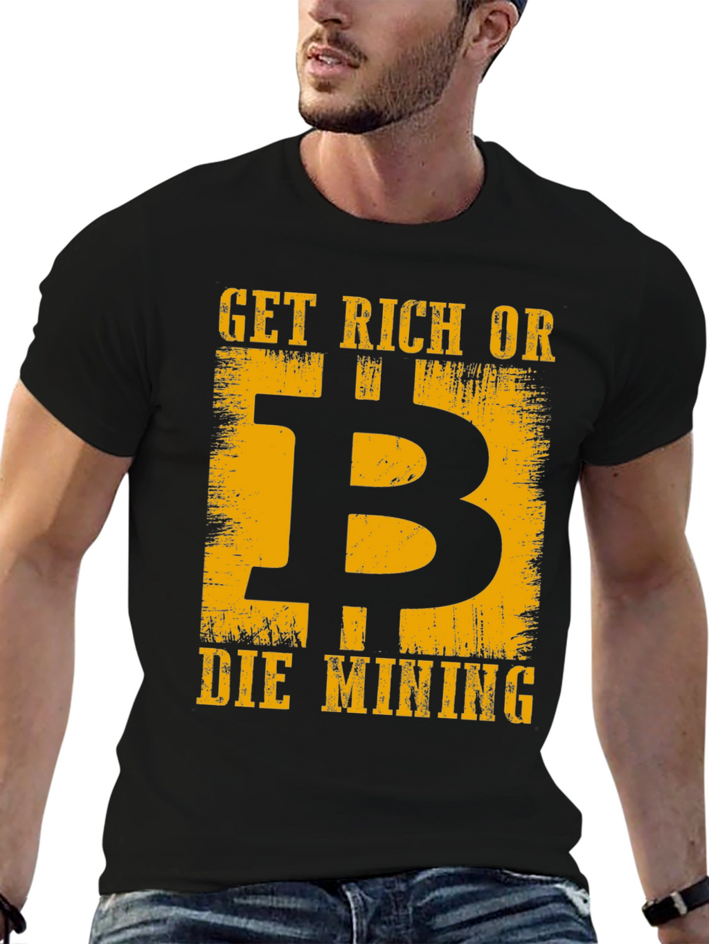 Get Rich or Die Mining T-Shirt