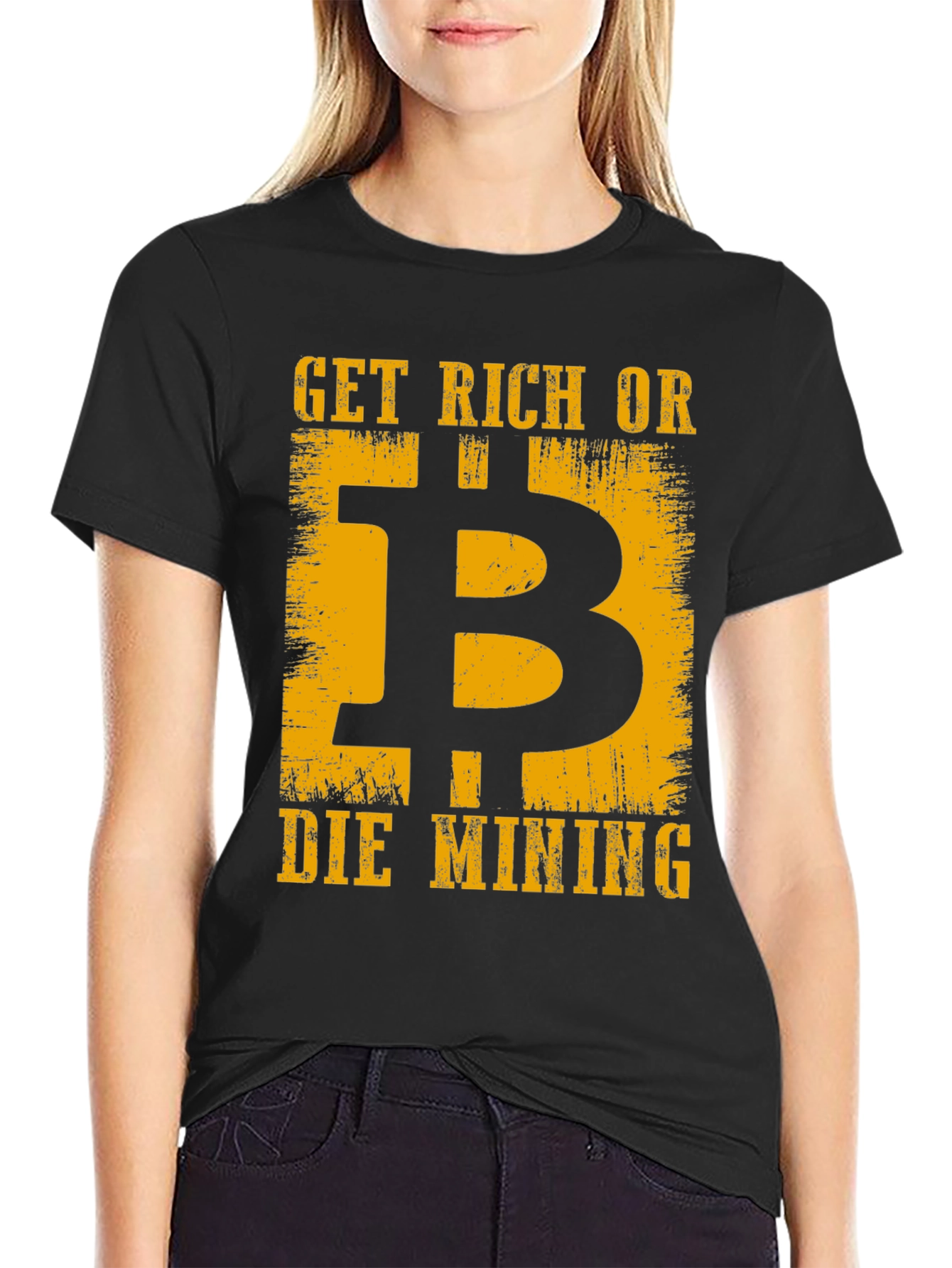 Get Rich or Die Mining T-Shirt