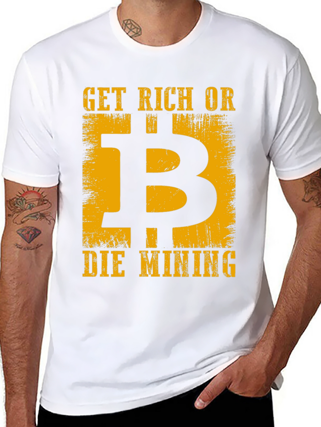 Get Rich or Die Mining T-Shirt