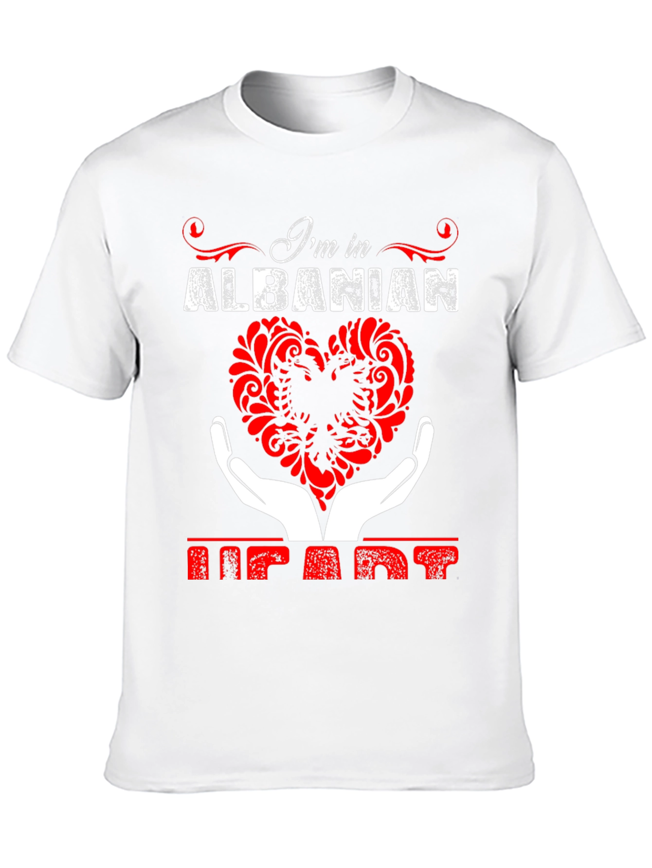 Albanian Heart T-Shirt - Im in Albanian Heart Tee