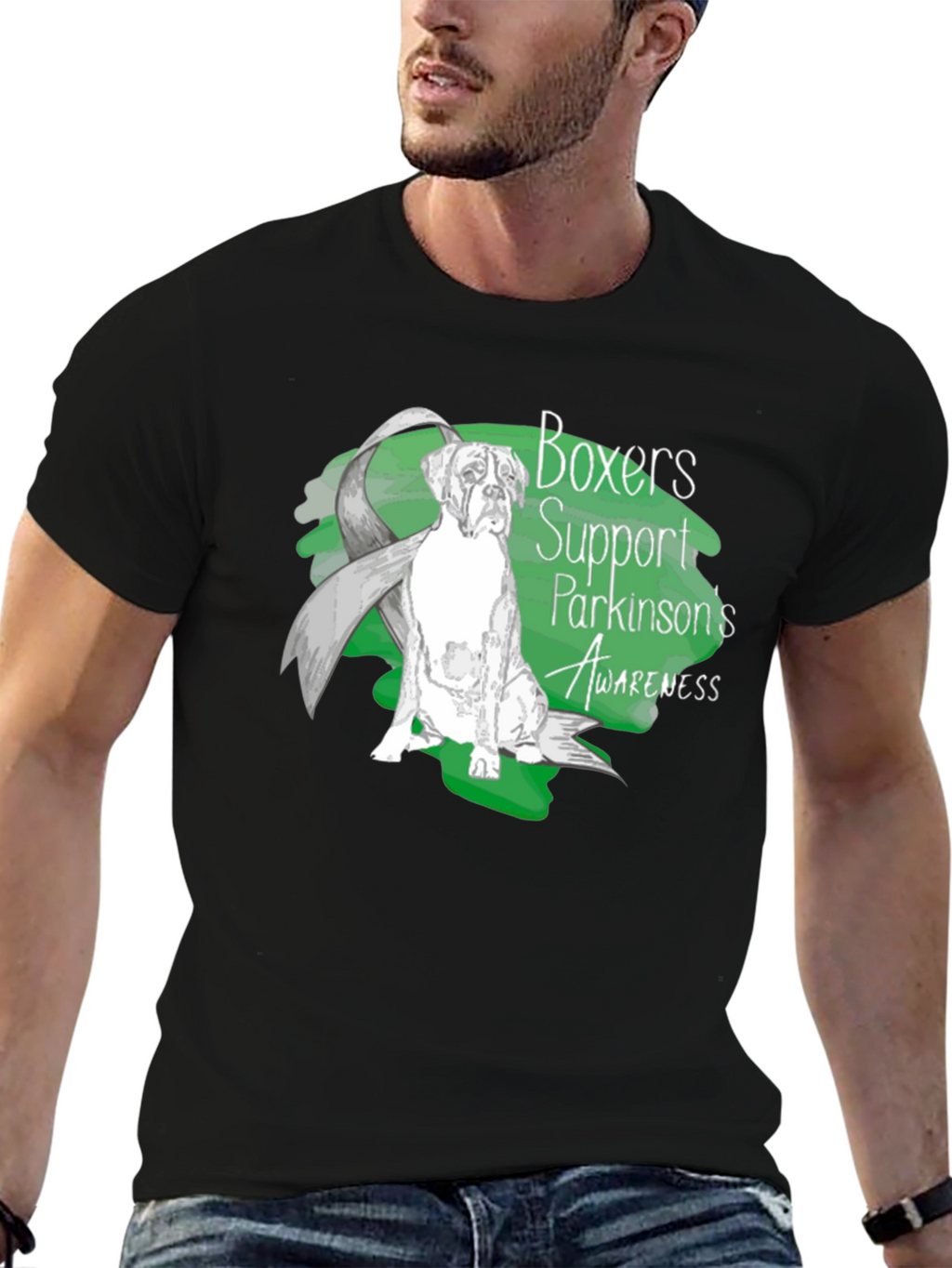 Boxers Support Parkinsons Awareness T-Shirt