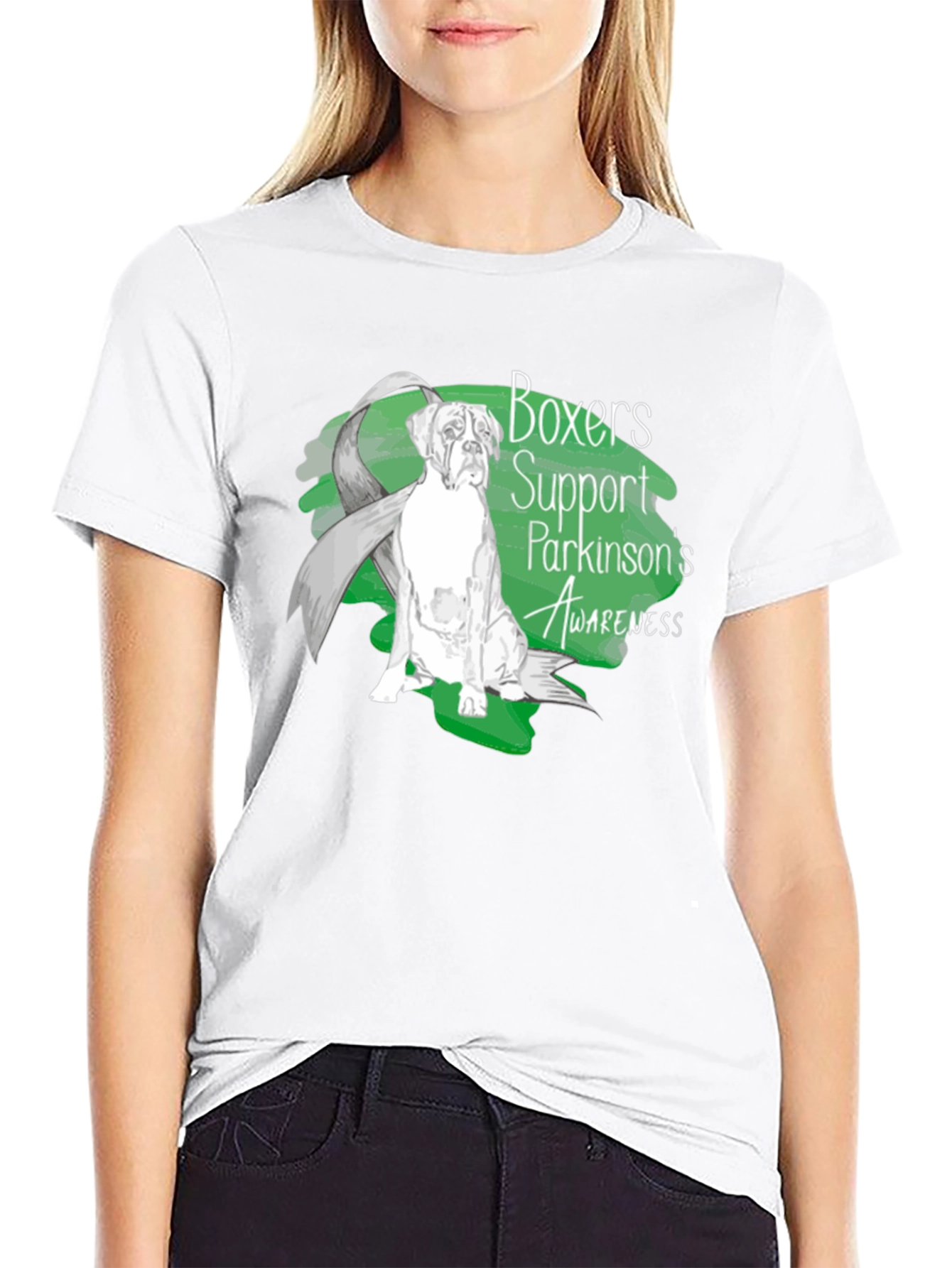 Boxers Support Parkinsons Awareness T-Shirt