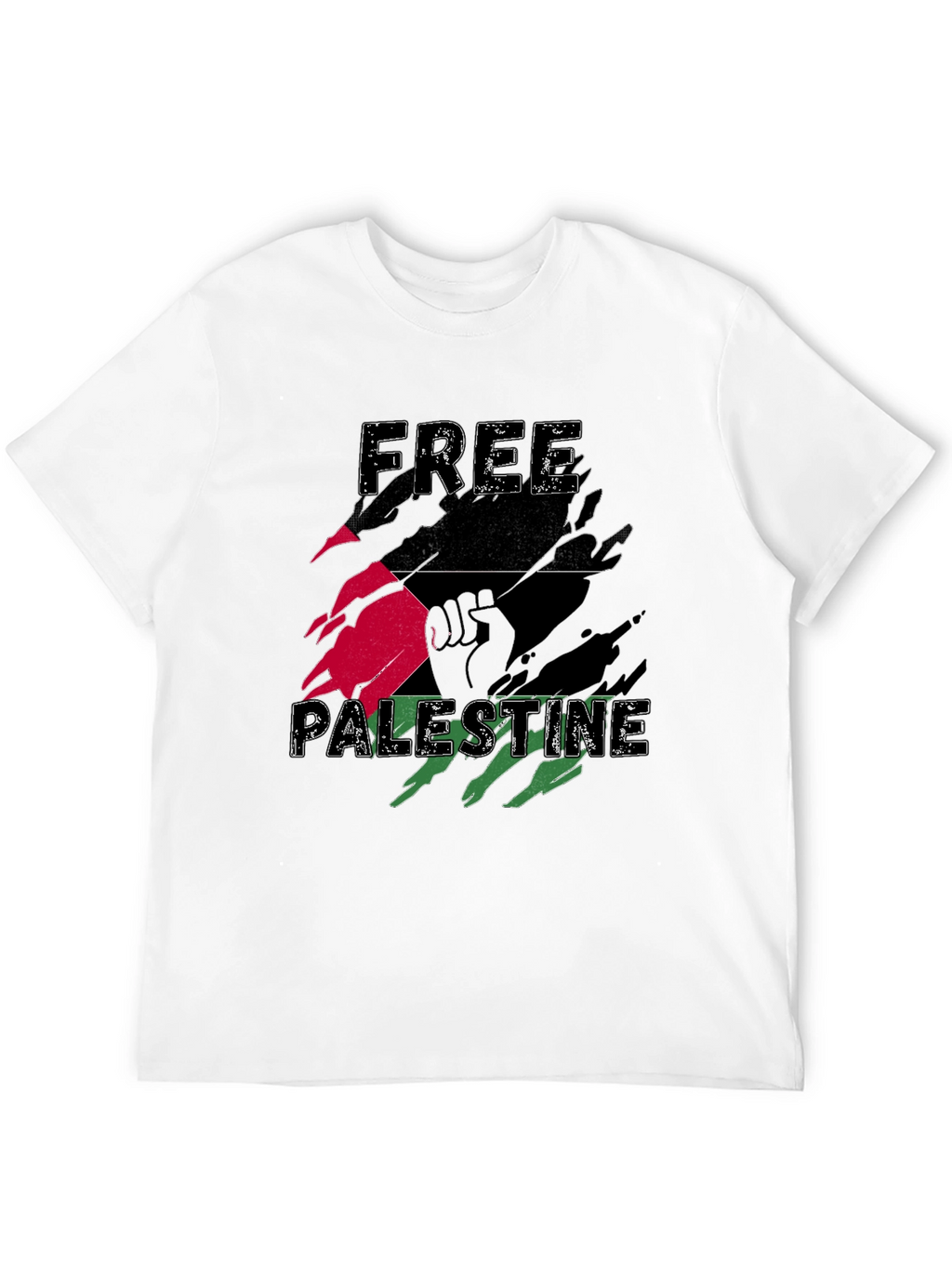 Free Palestine Graphic Tee - Black